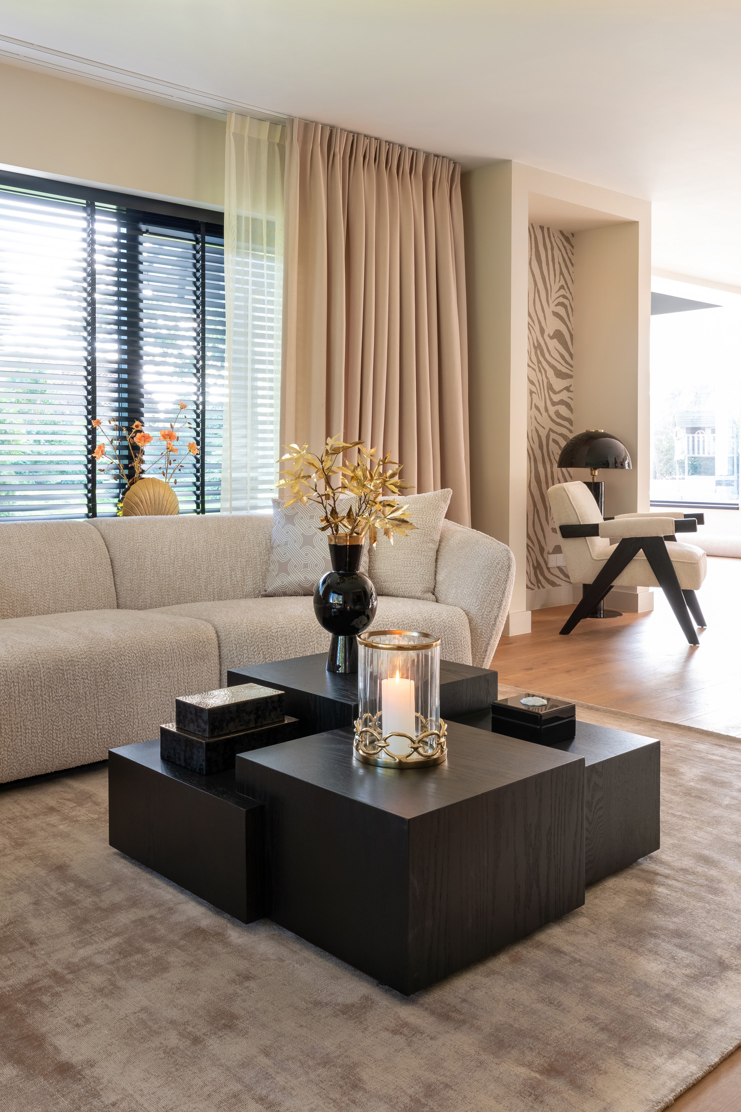 Sofa Armand natural blockweave