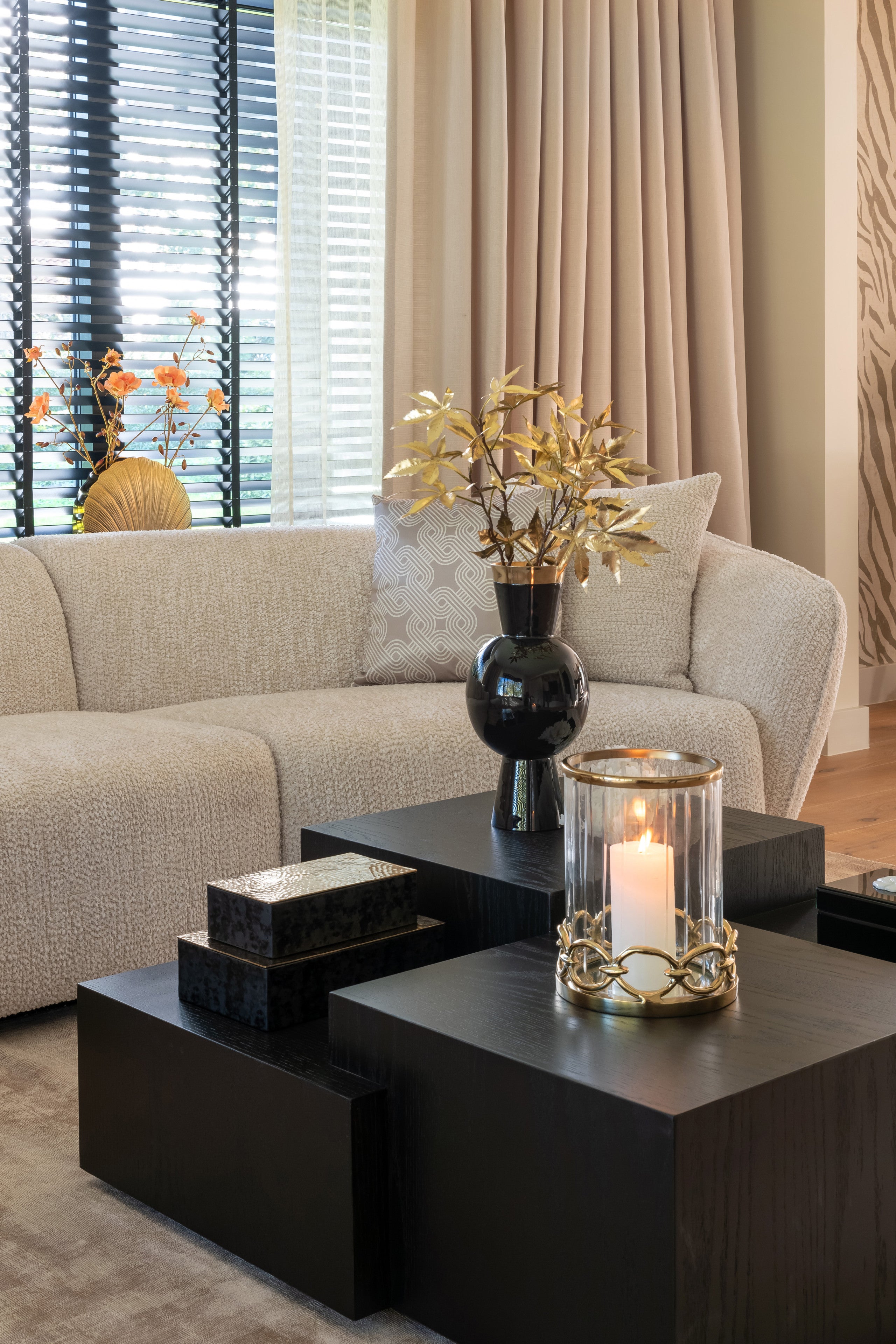 Sofa Armand natural blockweave