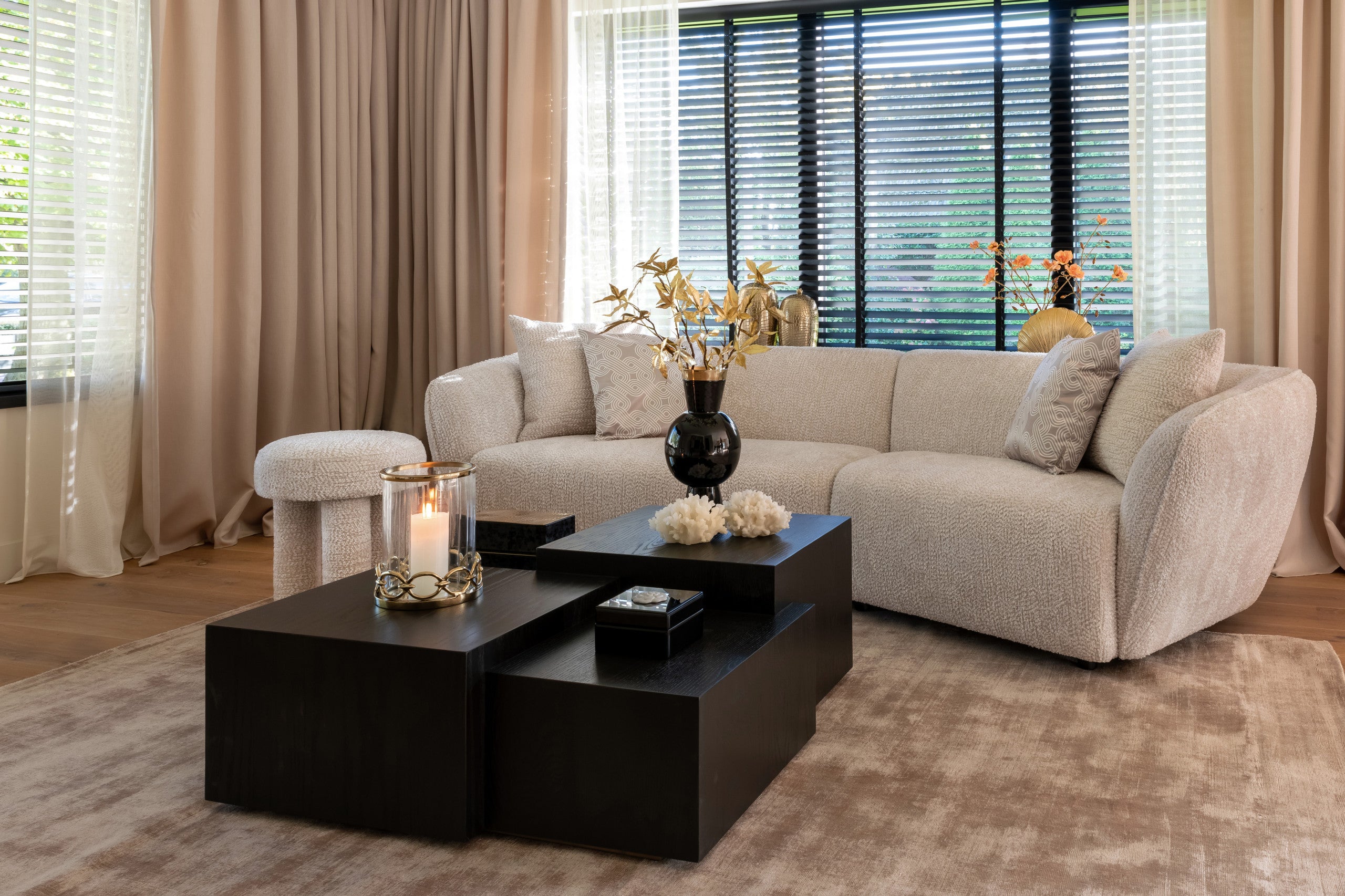 Sofa Armand natural blockweave