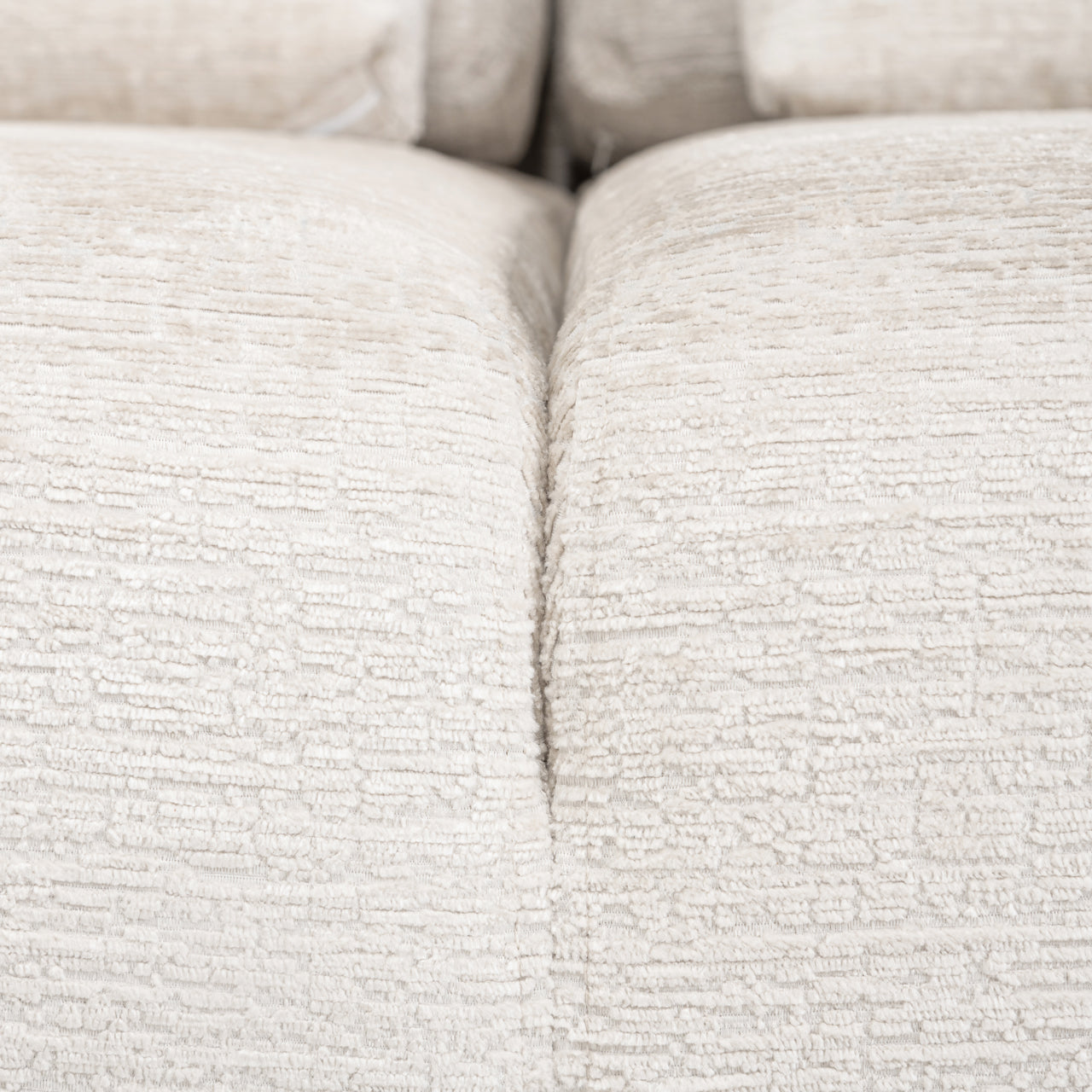 Sofa Lund cream fusion 3-seater + ottoman right