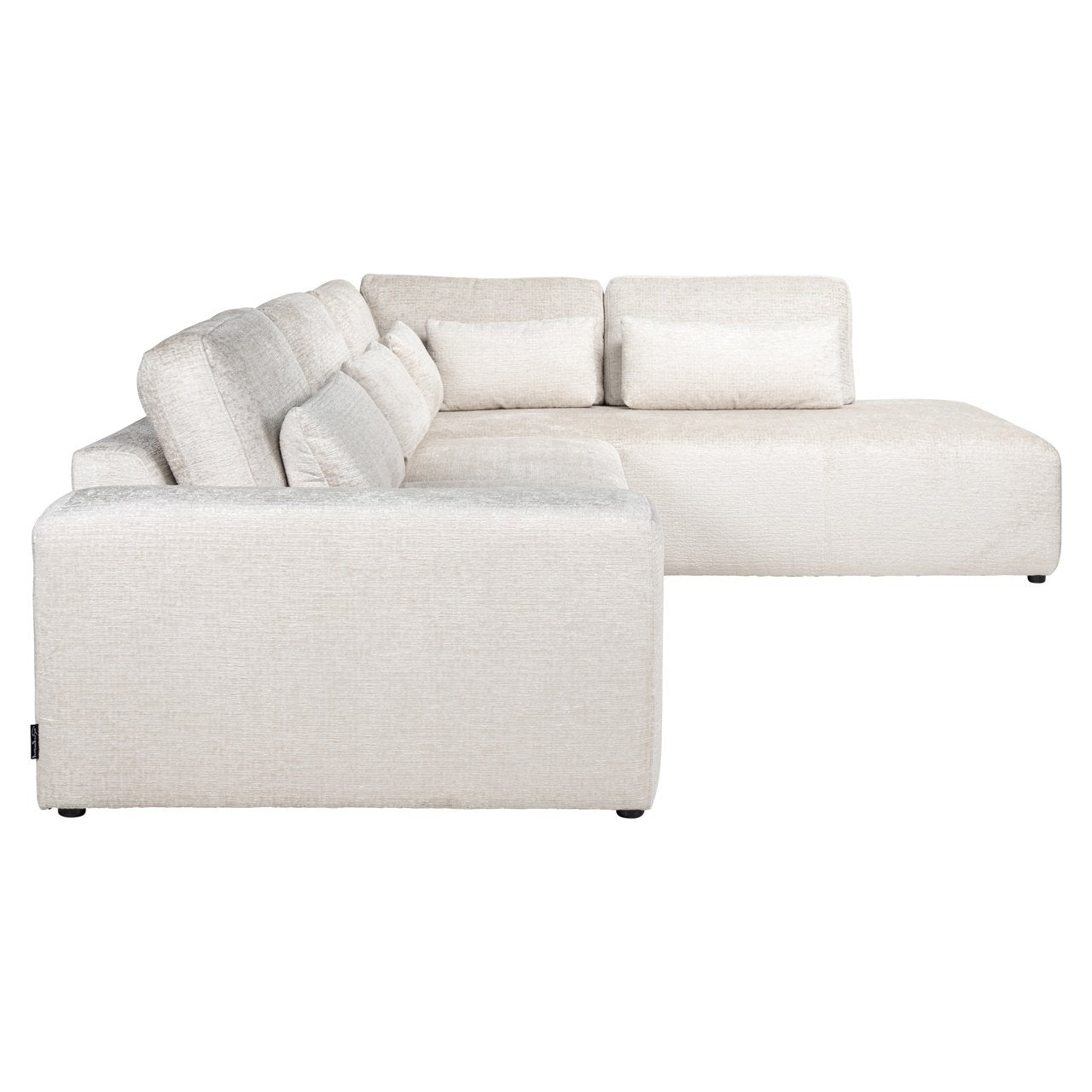 Sofa Lund cream fusion 3-seater + ottoman right