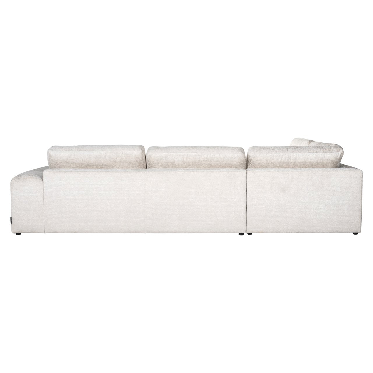 Sofa Lund cream fusion 3-seater + ottoman left