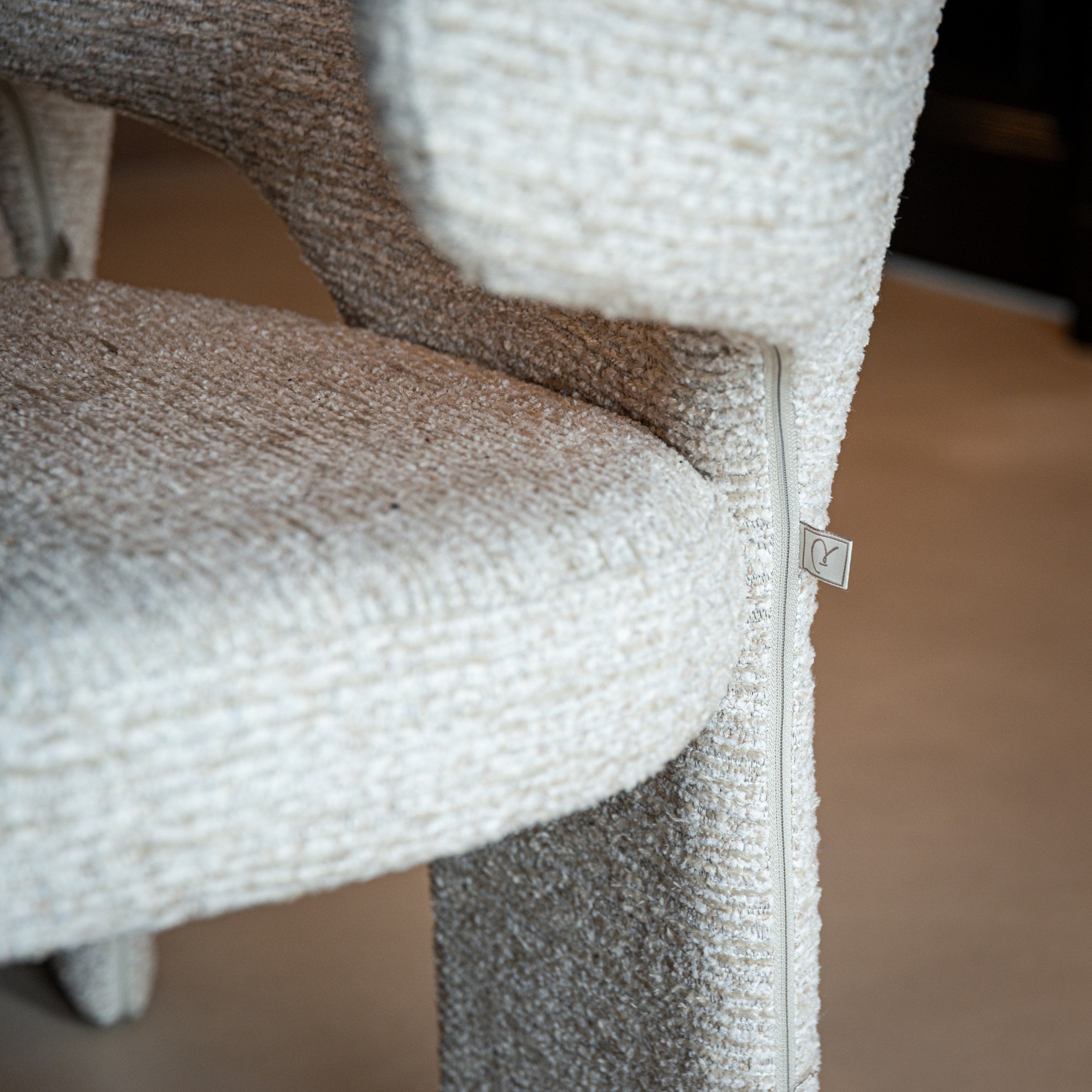 Dining chair Viola natural linear