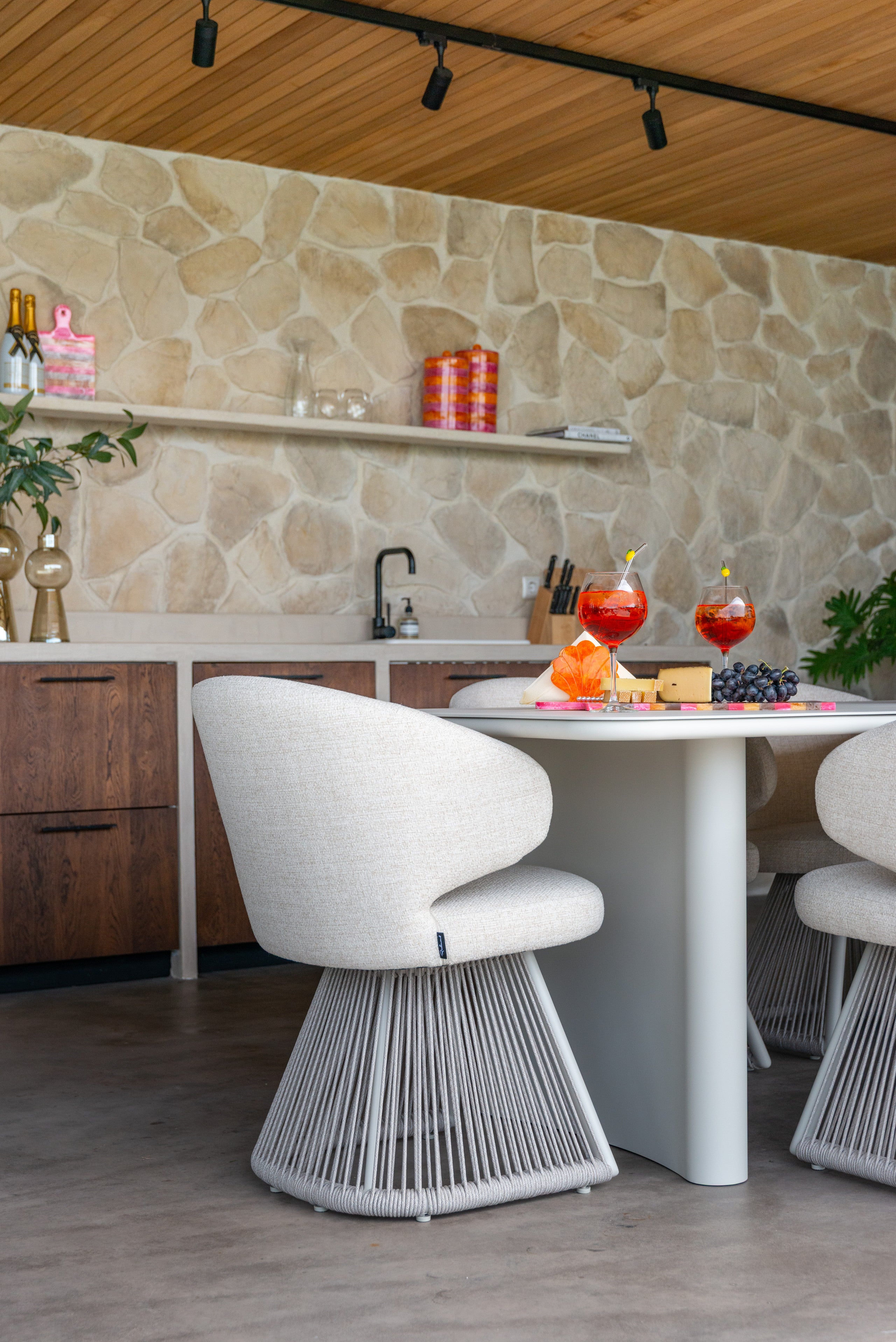 Outdoor dining table Senza light beige  220
