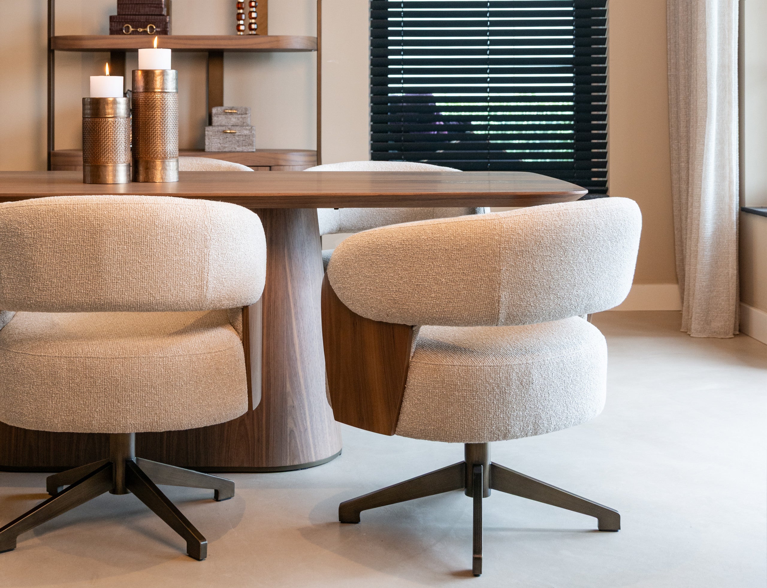 Dining chair Pollux lodge desert walnut