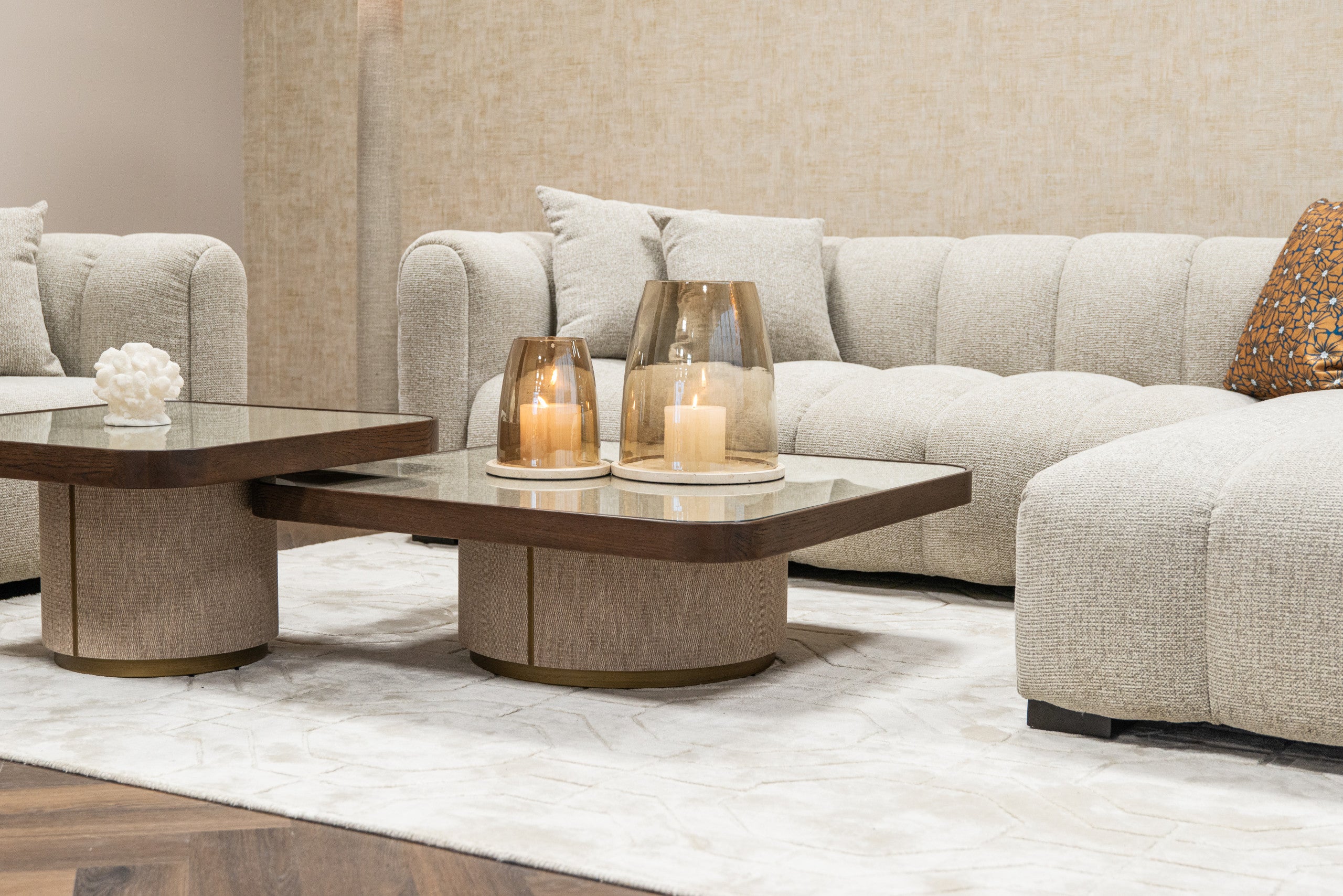 Sofa Novaro natural fancy lounge right