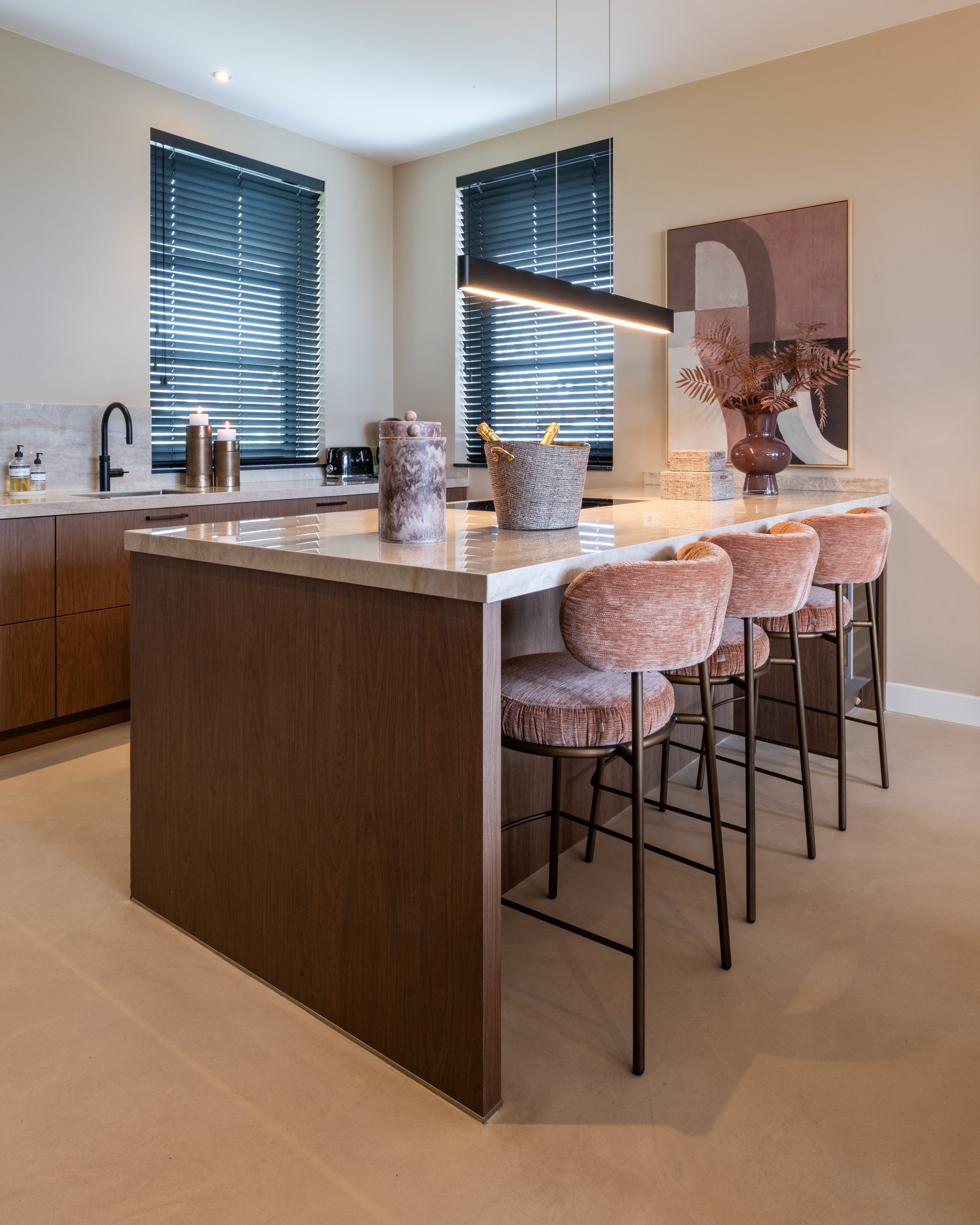Counter stool Encanto Be straight mocha mousse