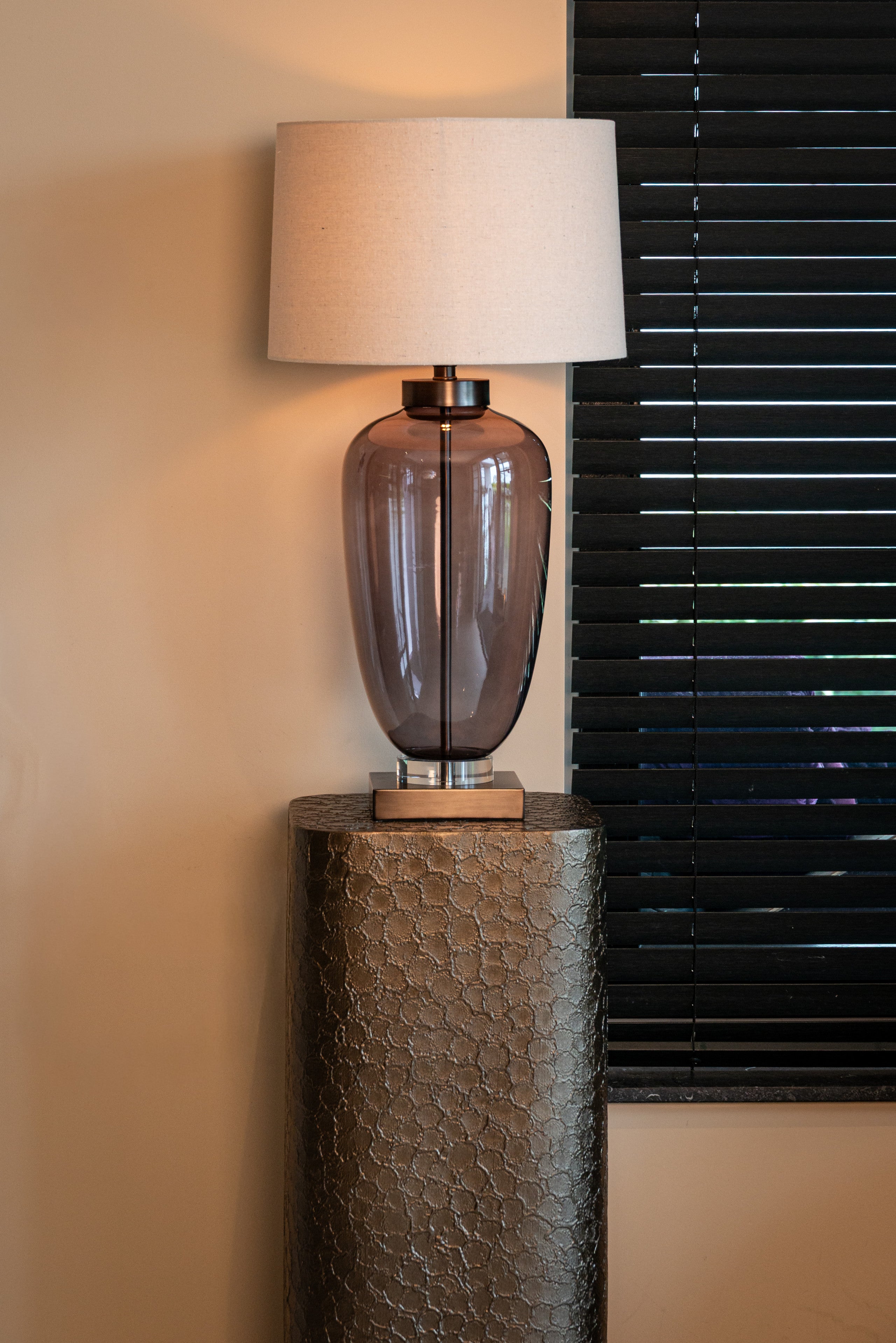 Table lamp Monsoe smoke