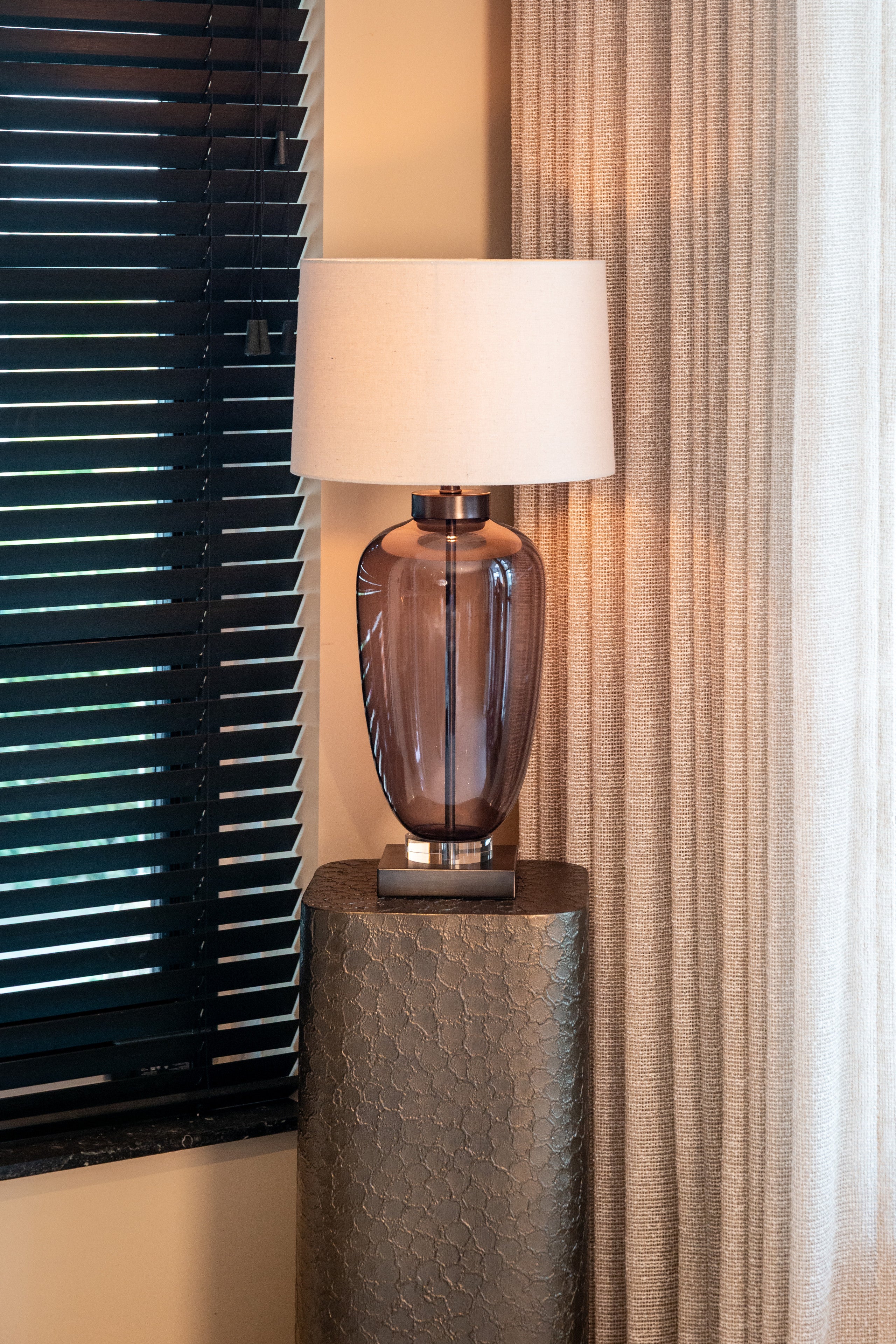 Table lamp Monsoe smoke