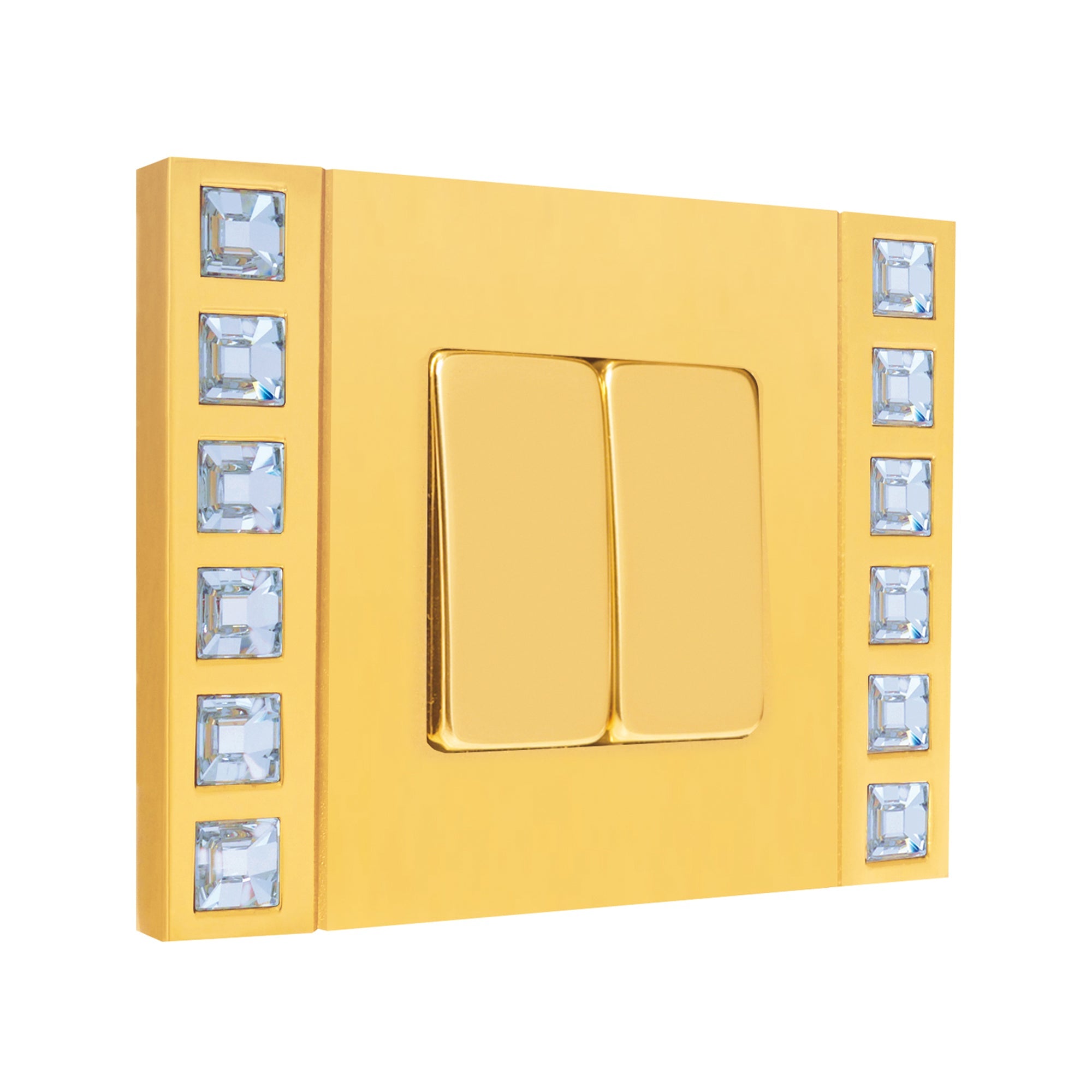 Double Rocker Switch Sand, Velvet & Décor