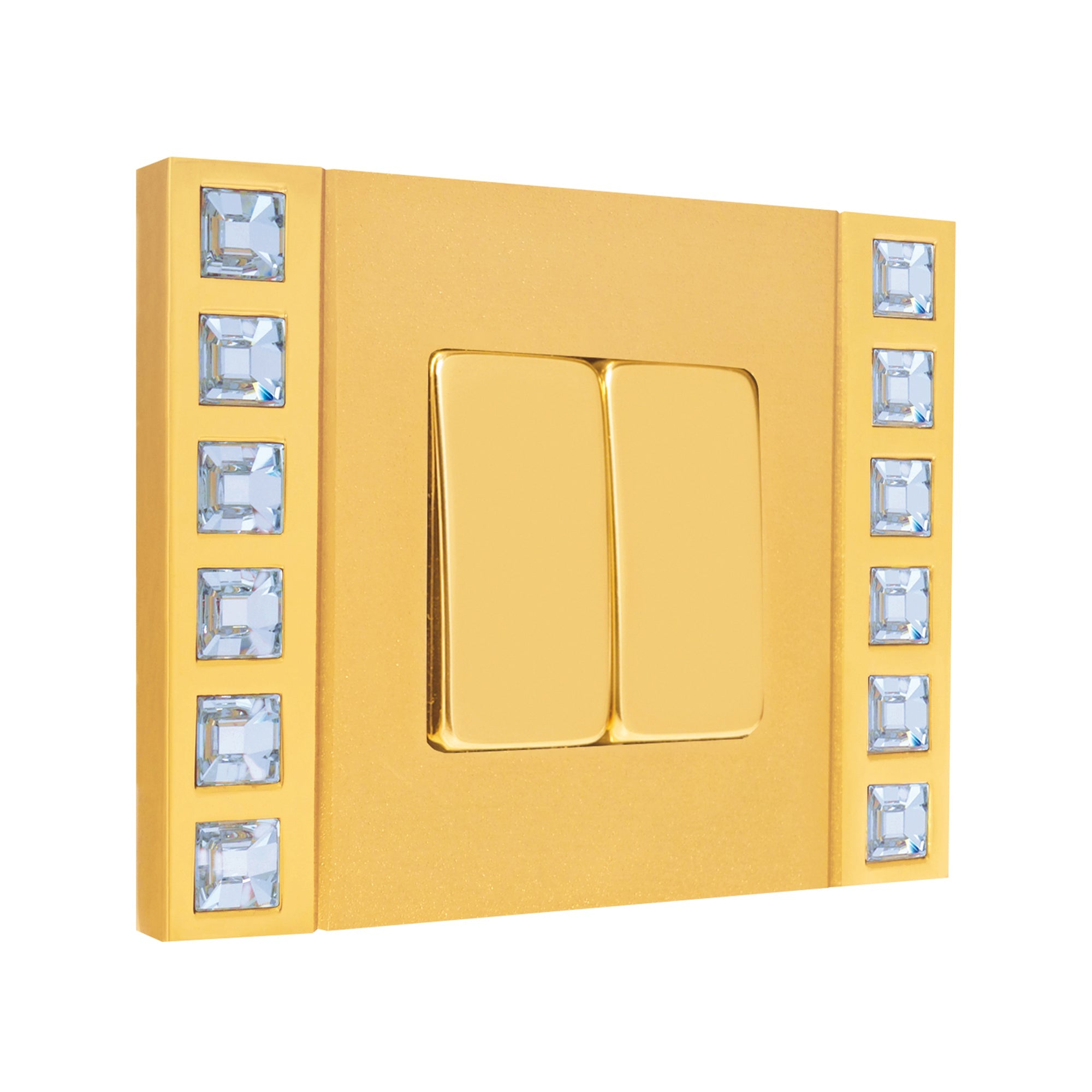 Double Rocker Switch Sand, Velvet & Décor