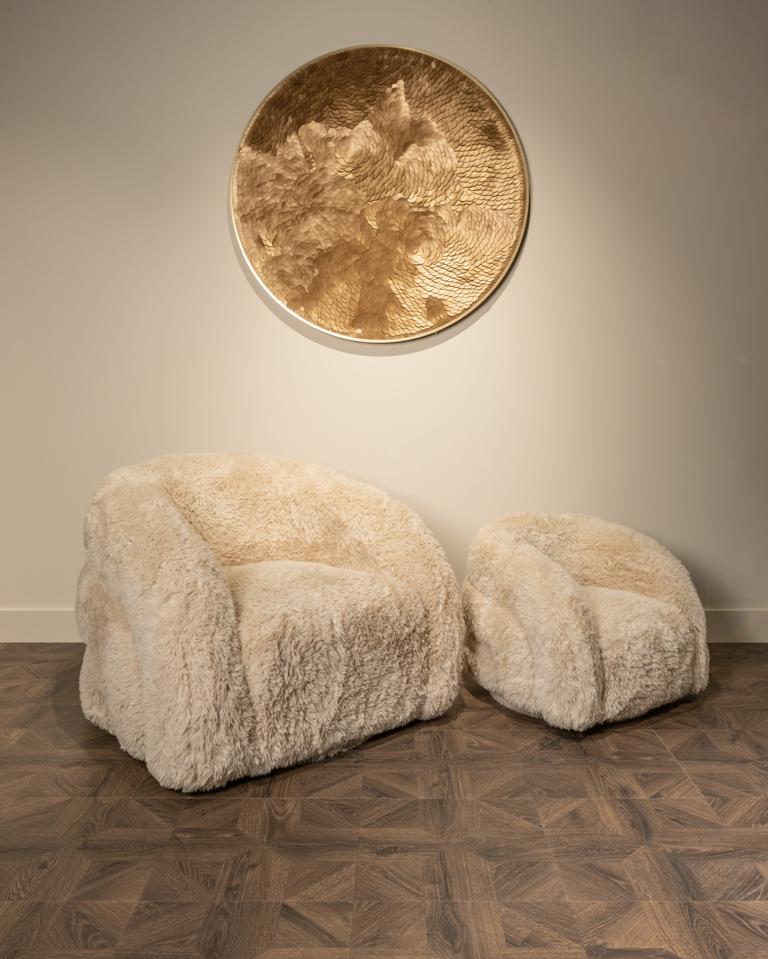 Wall art Bloom gold