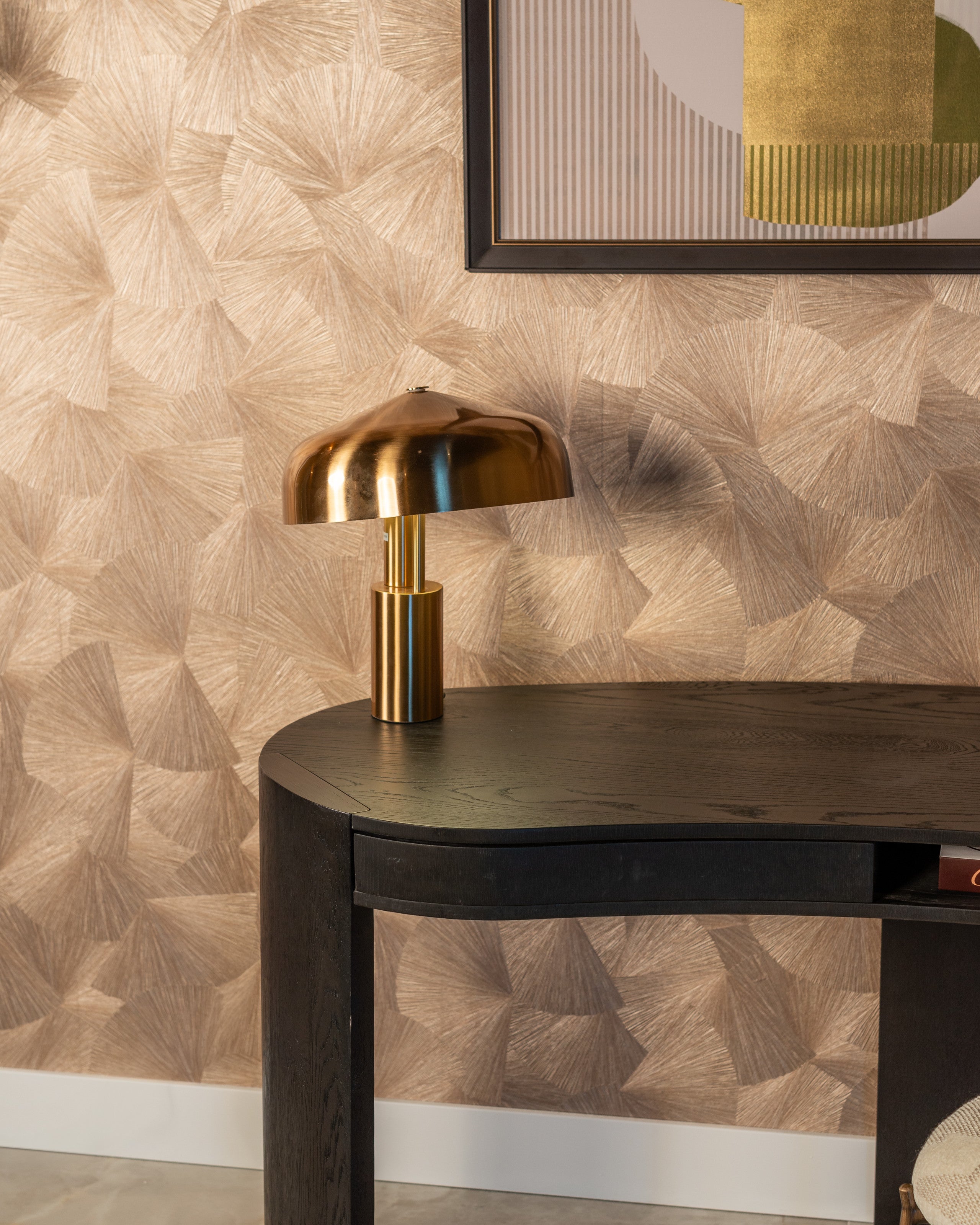 Table lamp Linzy brushed gold