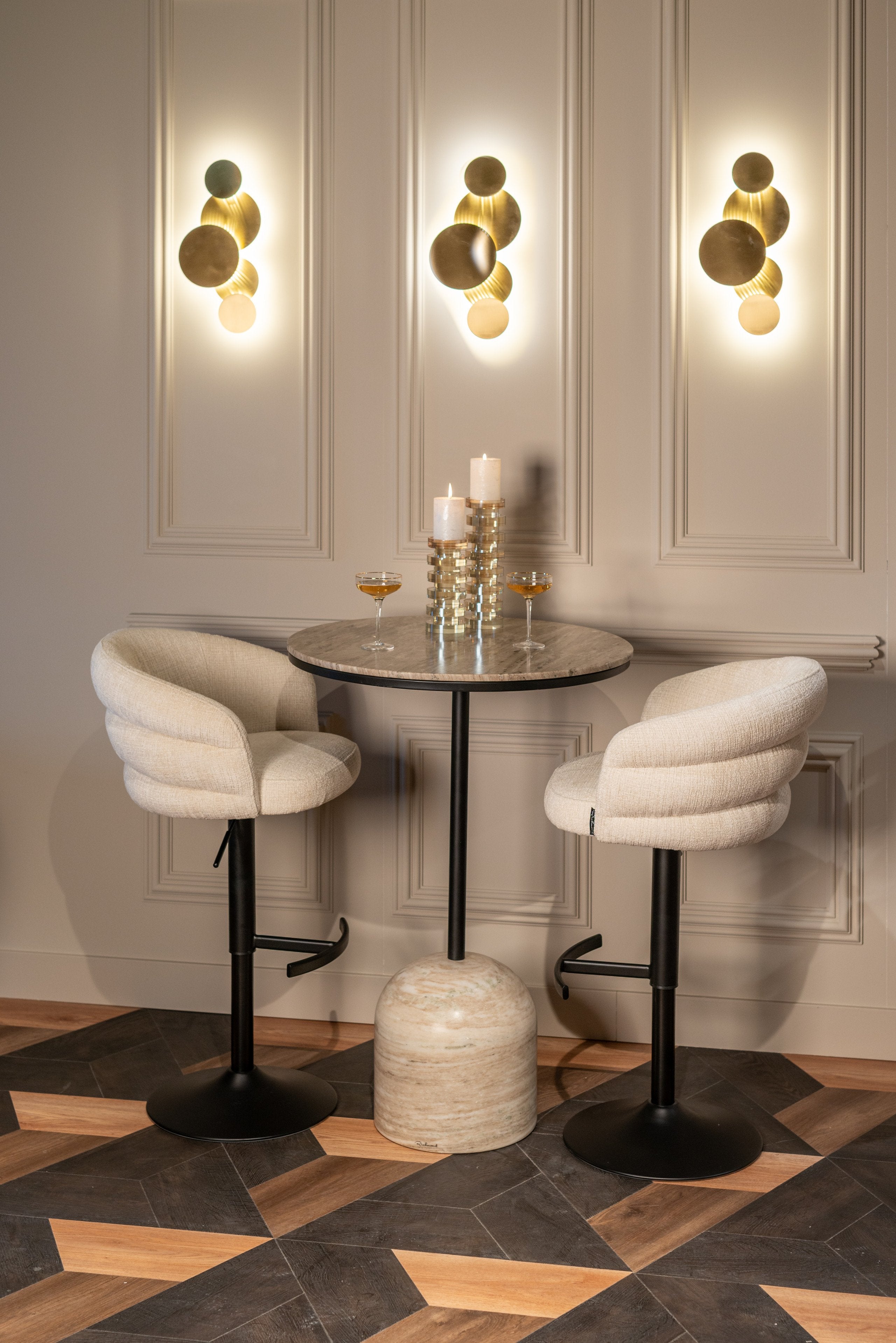 Wall lamp Collin brushed gold