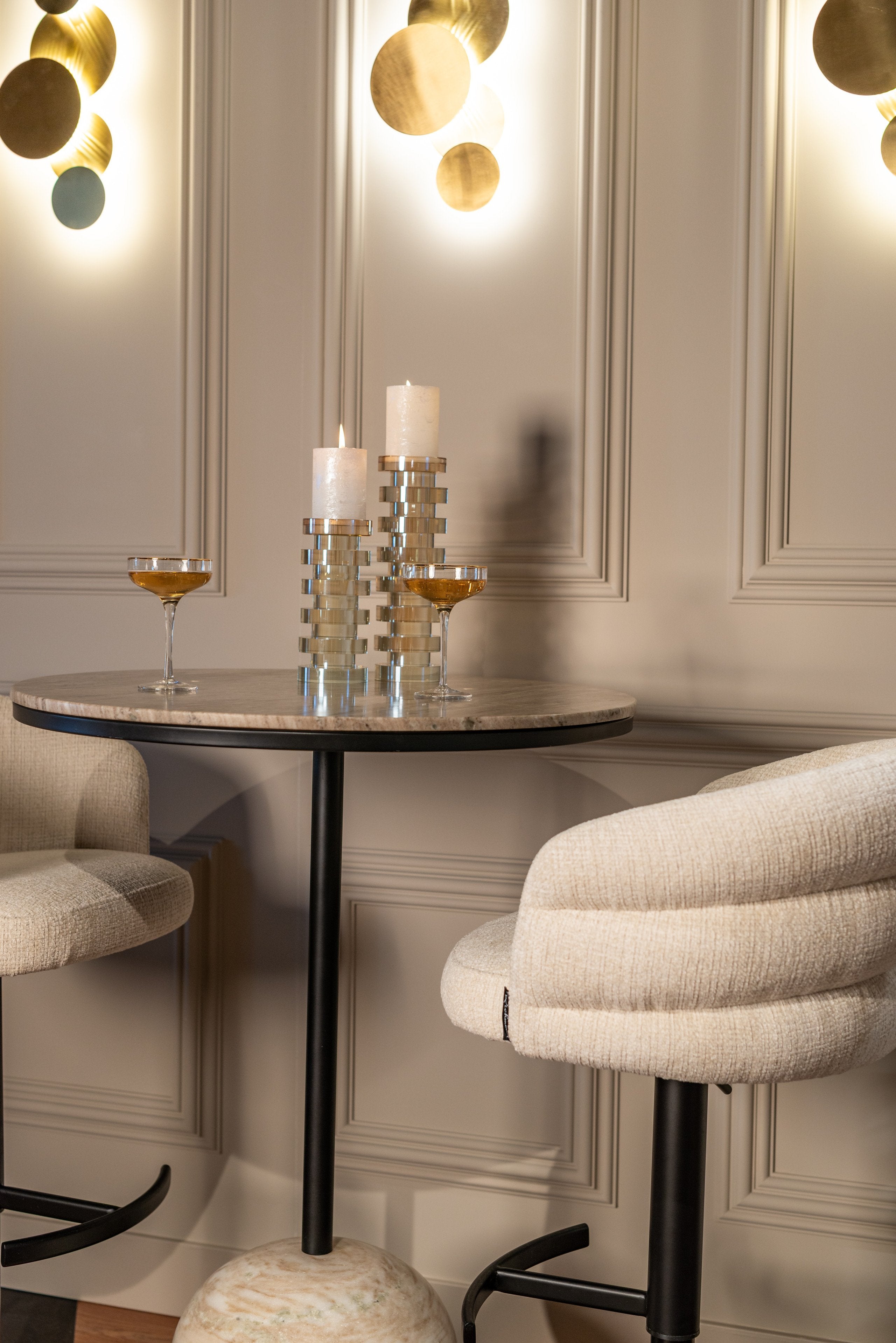 Wall lamp Collin brushed gold