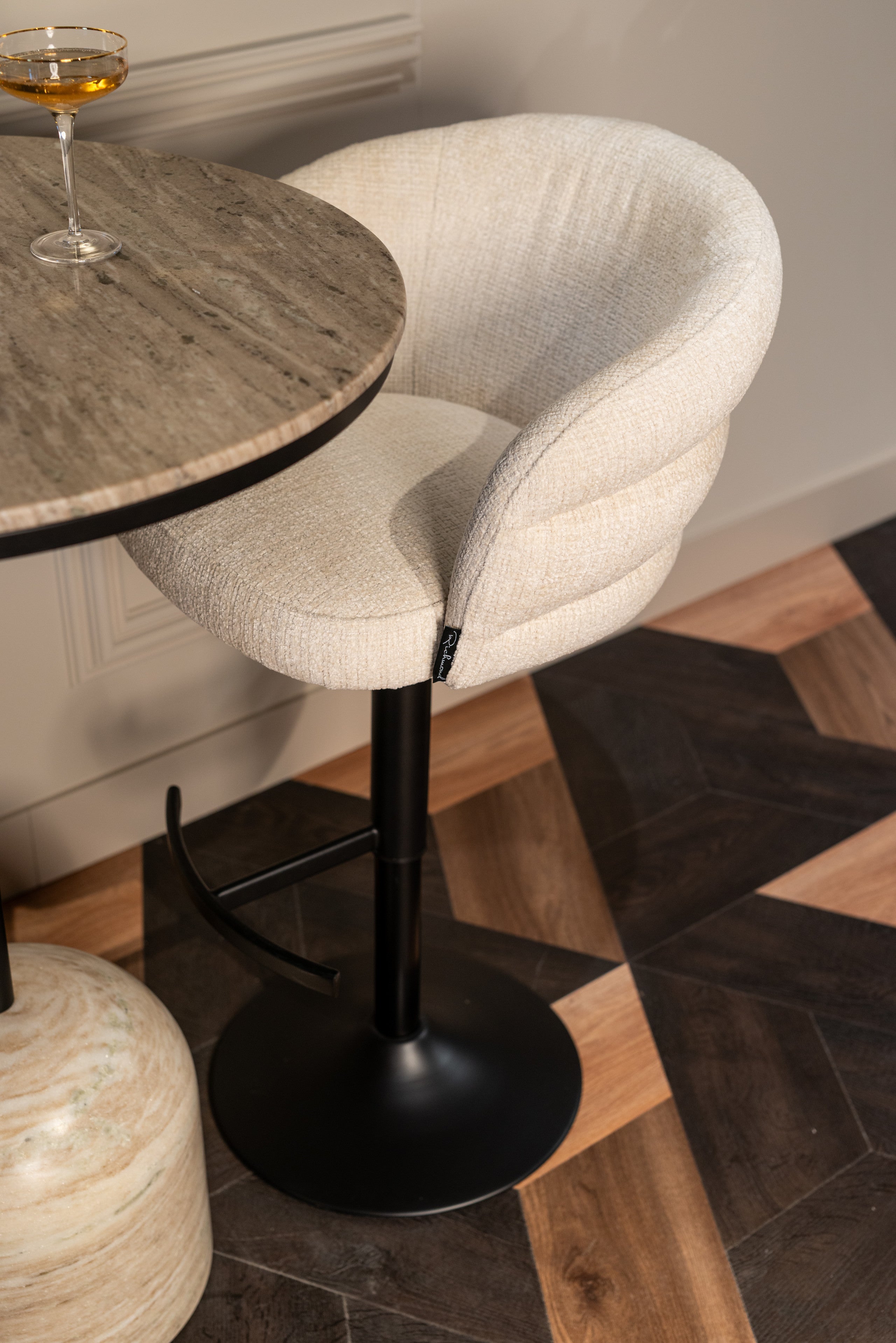 Bar table Duncan sand 75Ø