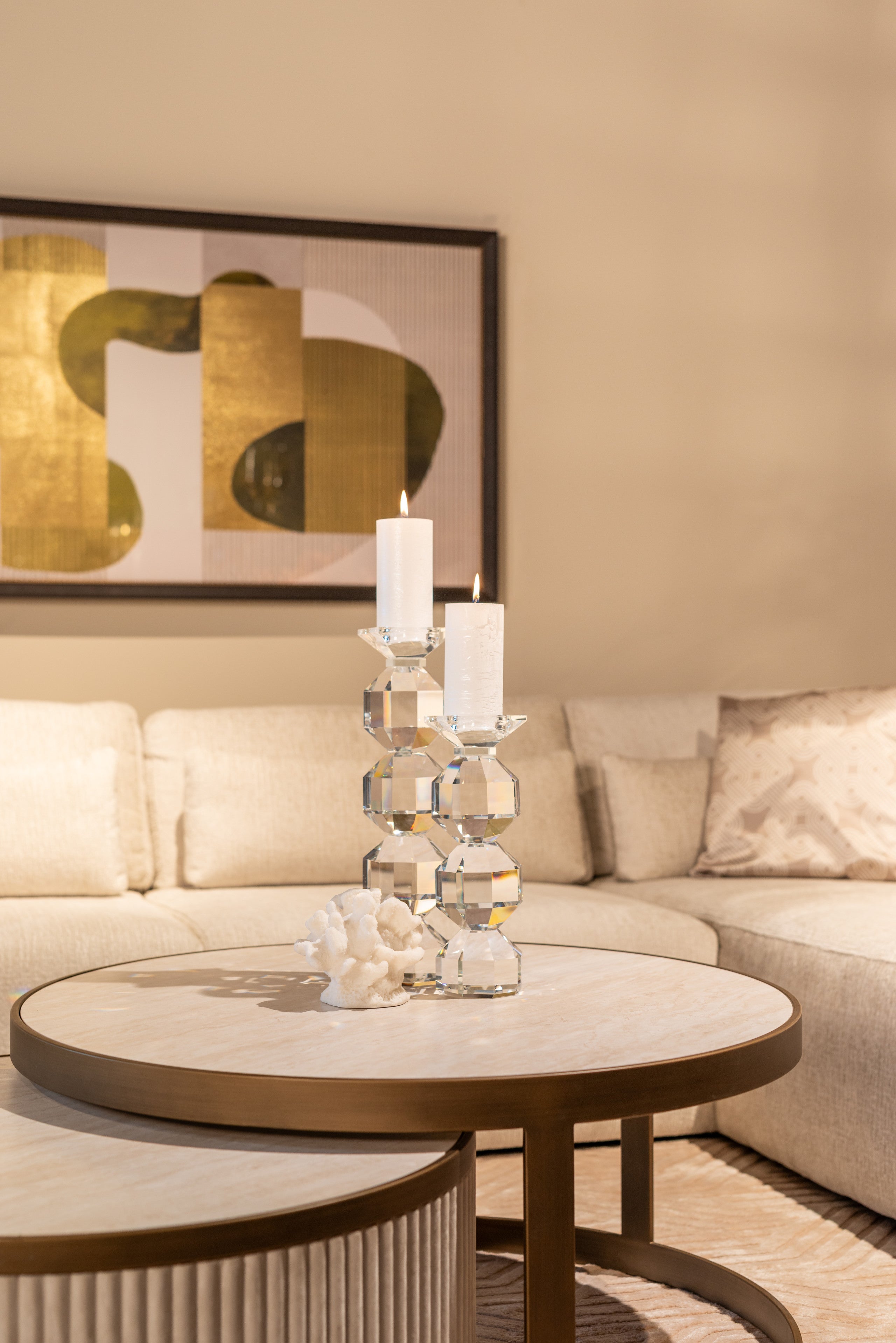 Decorative object Mare white
