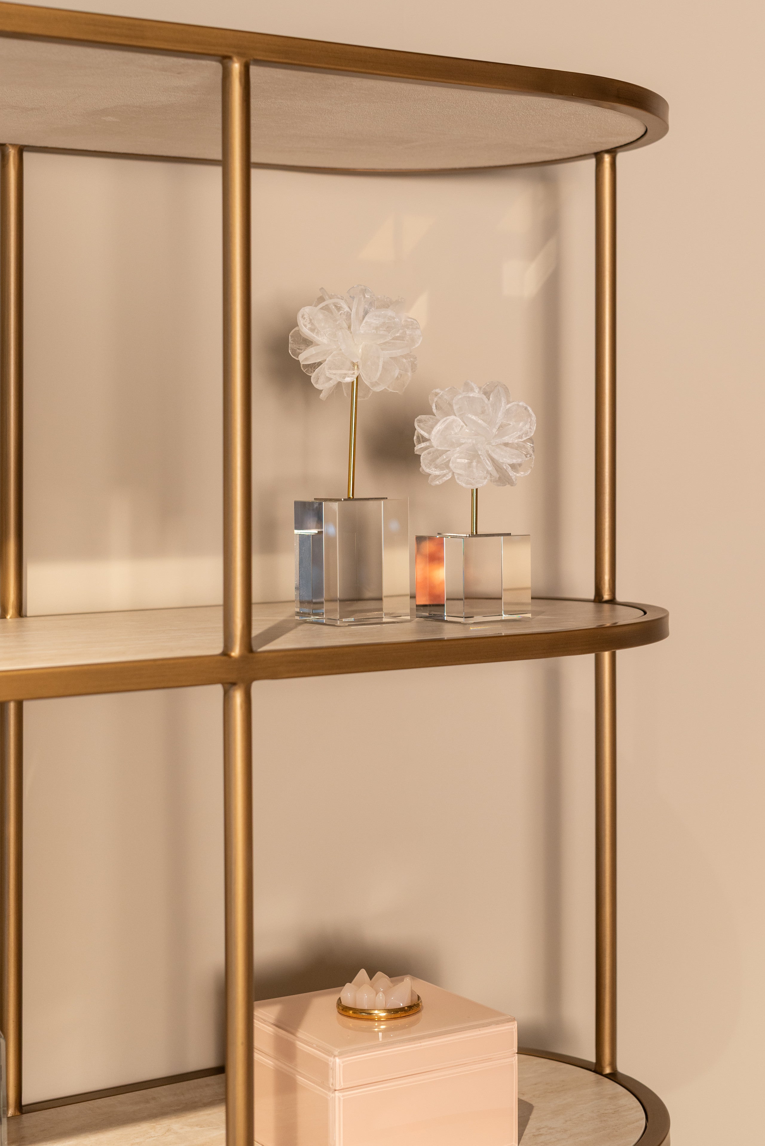 Decorative object Eline white small