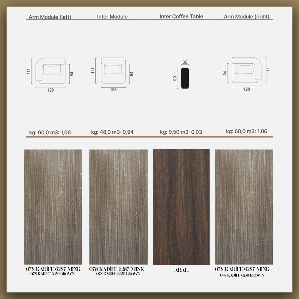 Sofa Kyoto Gray