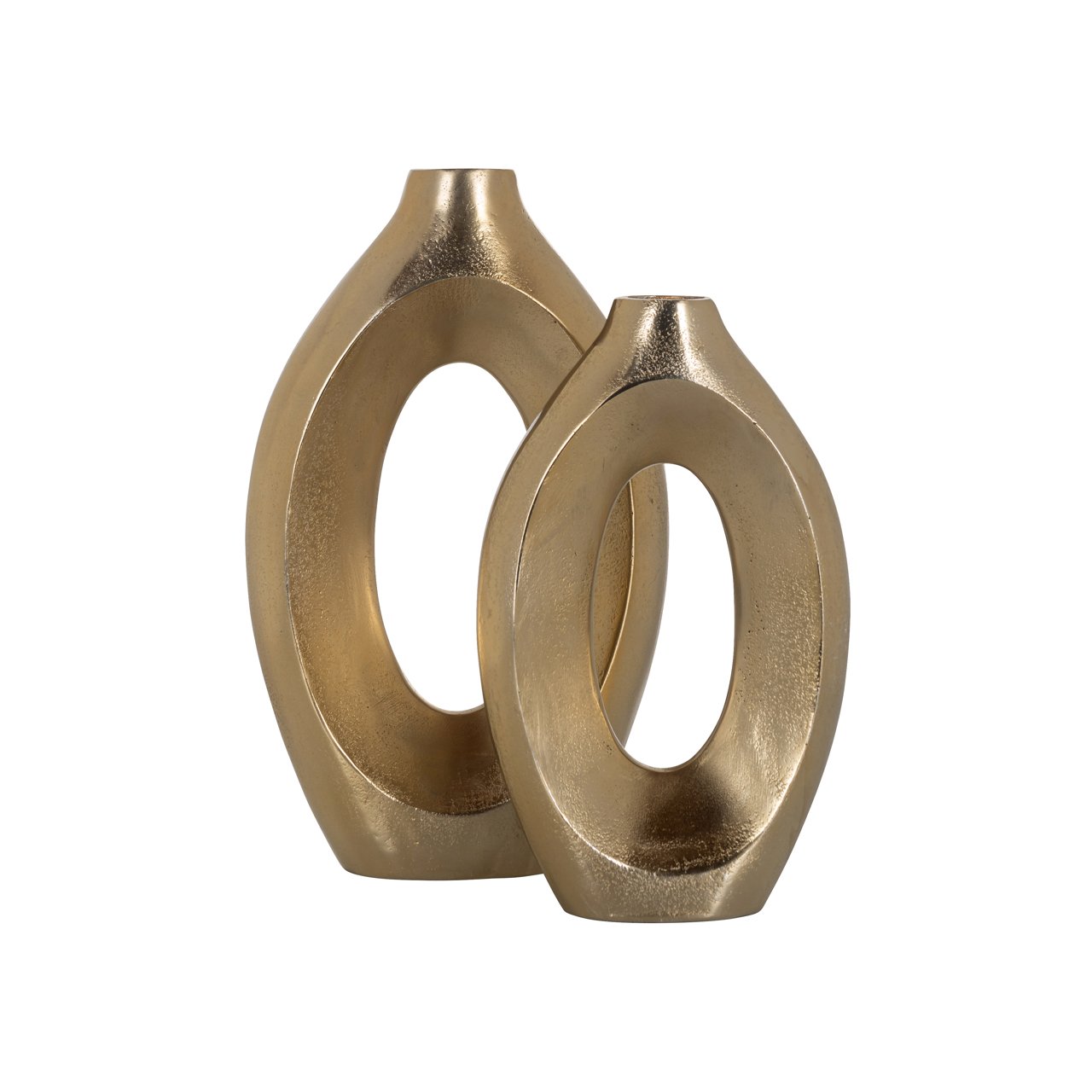 Vase Alma brushed gold large