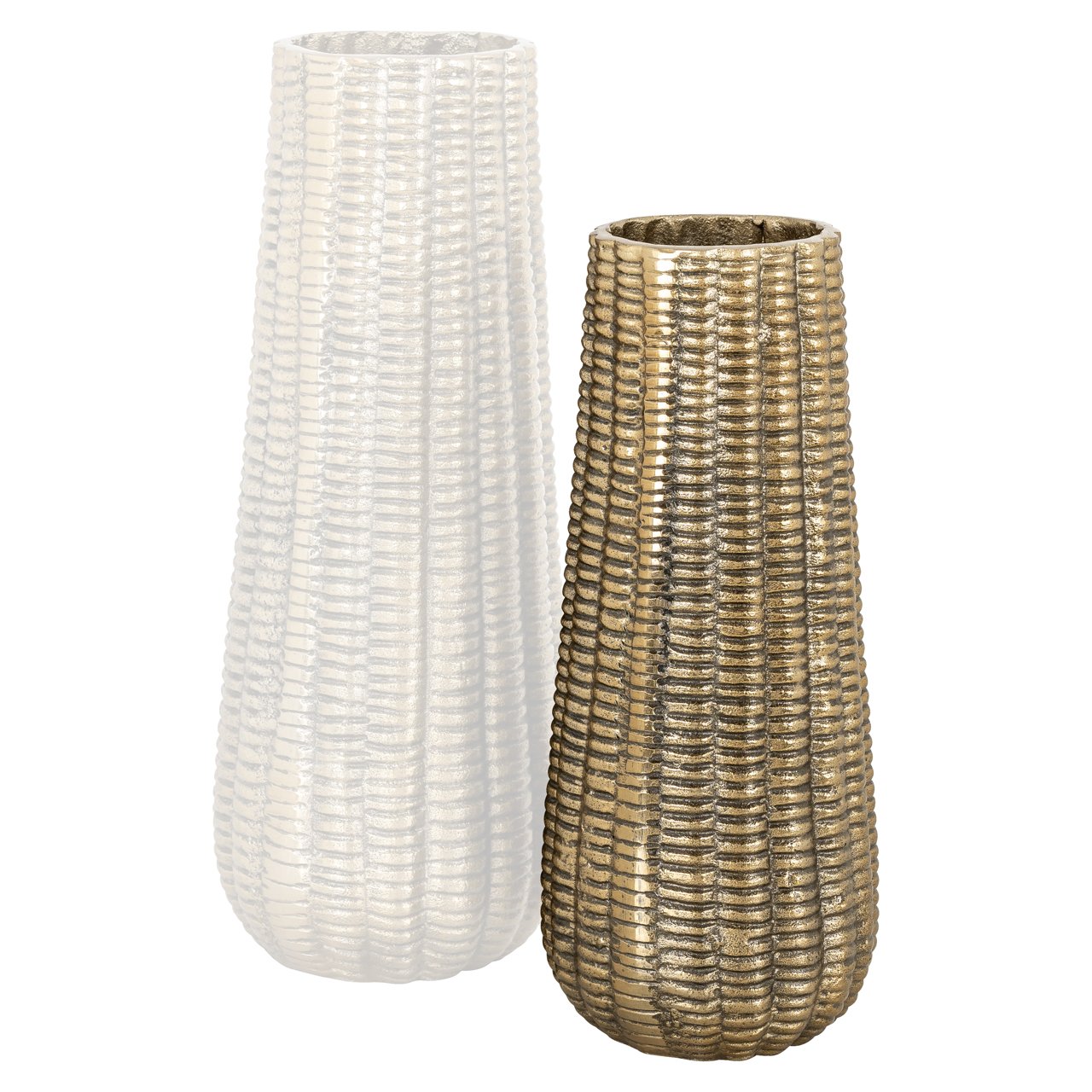 Vase Loran brushed gold small