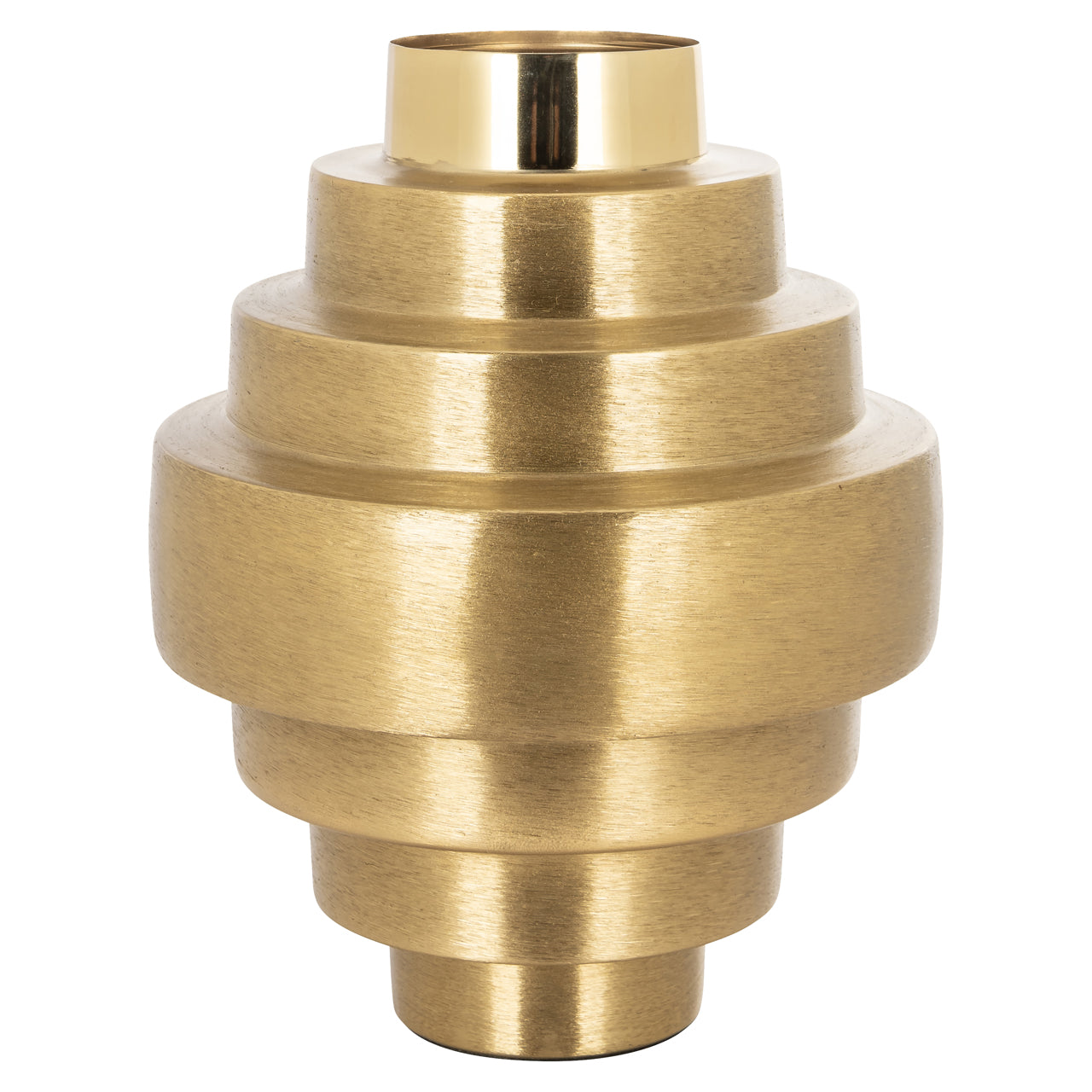 Vase Akelei gold