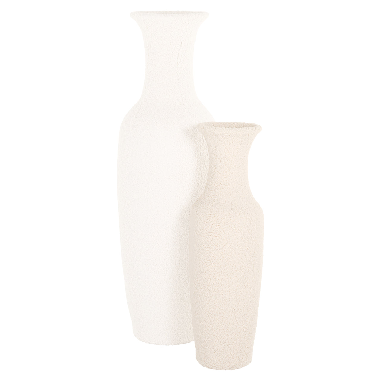 Vase Fluffy white small