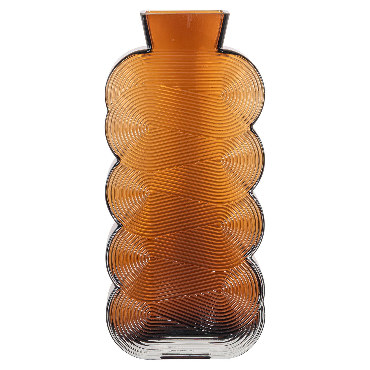Vase Venice brown large