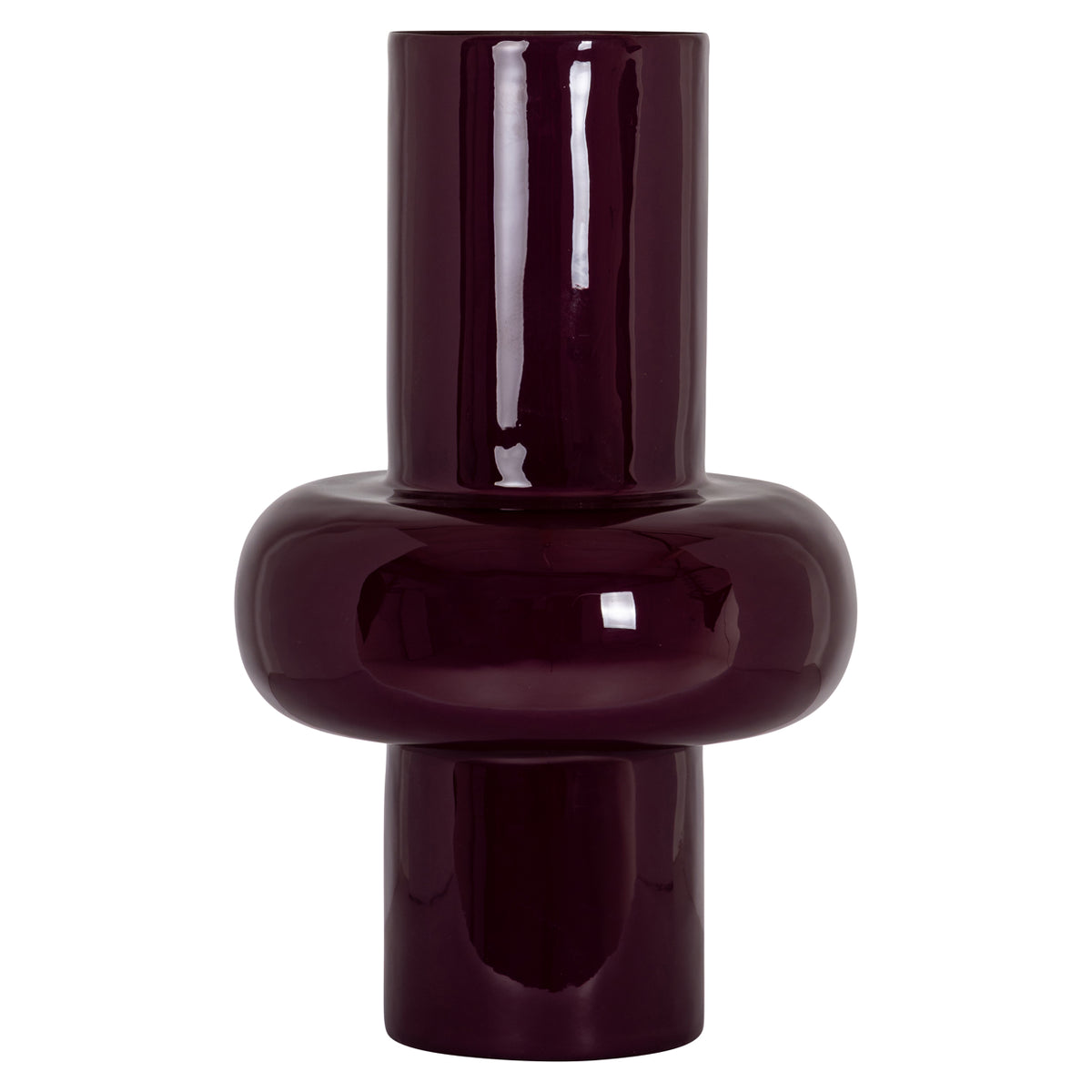 Vase Ashlyn burgundy large