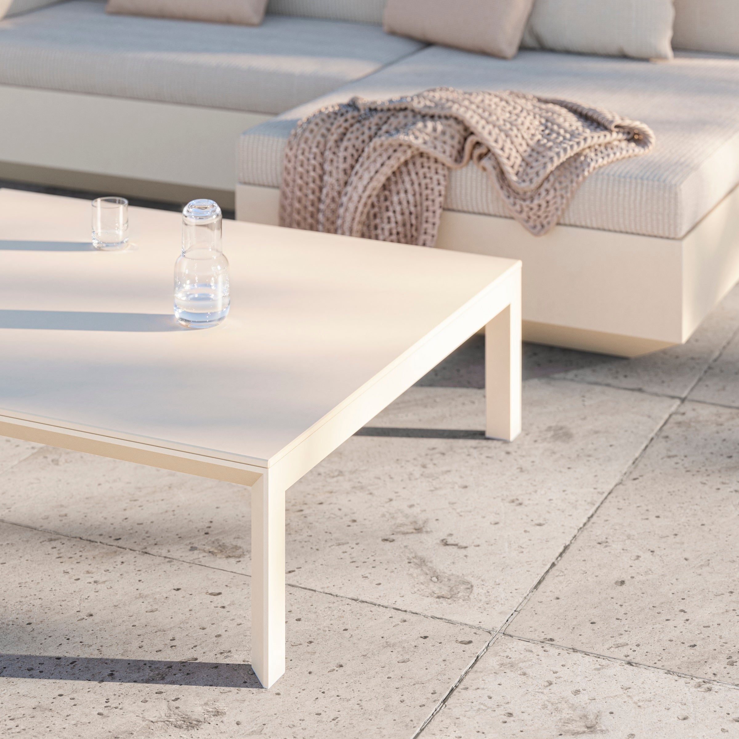 Frame Aluminium Table 160X90X74