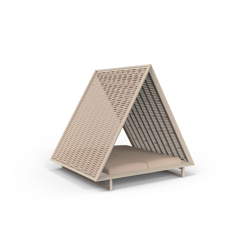 Vineyard Daybed Woven Rope Roof