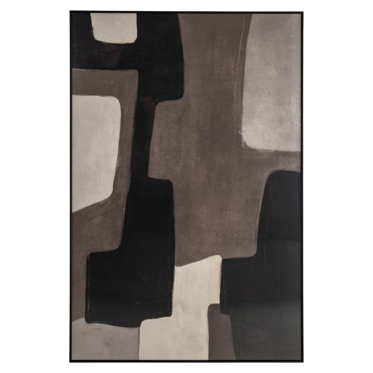 Wall art Mirage brown left