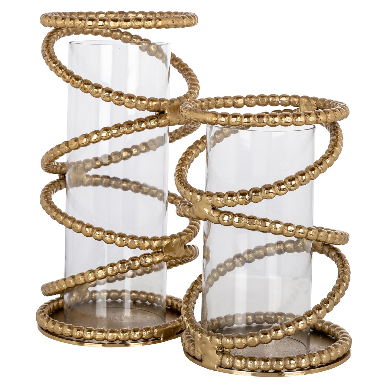 Hurricane light Jaden brushed gold small