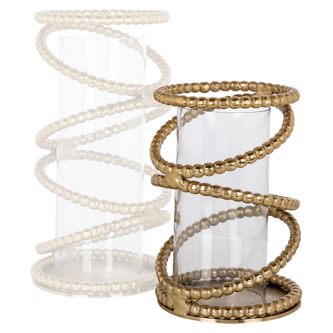 Hurricane light Jaden brushed gold small