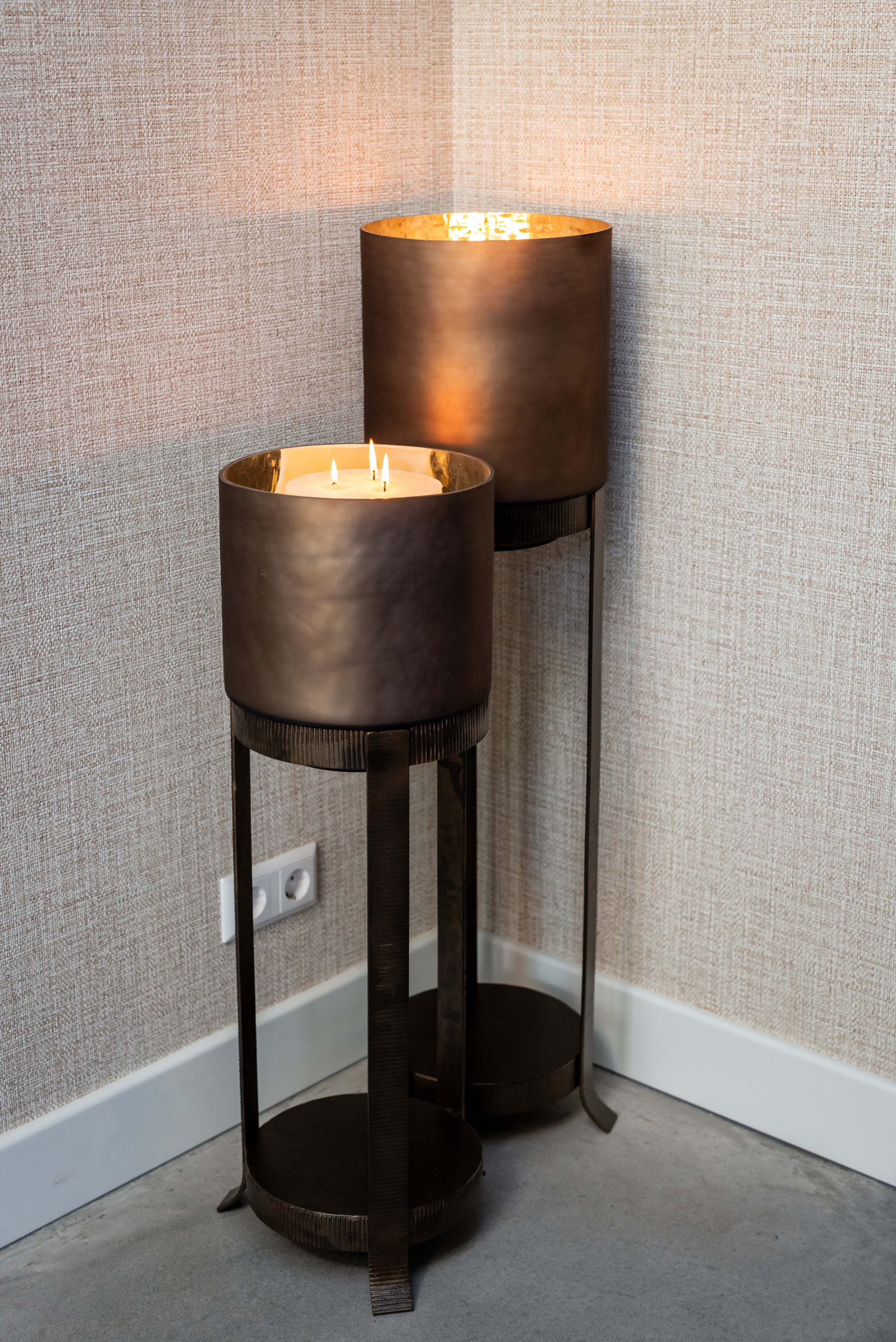 Hurricane light Mione bronze small