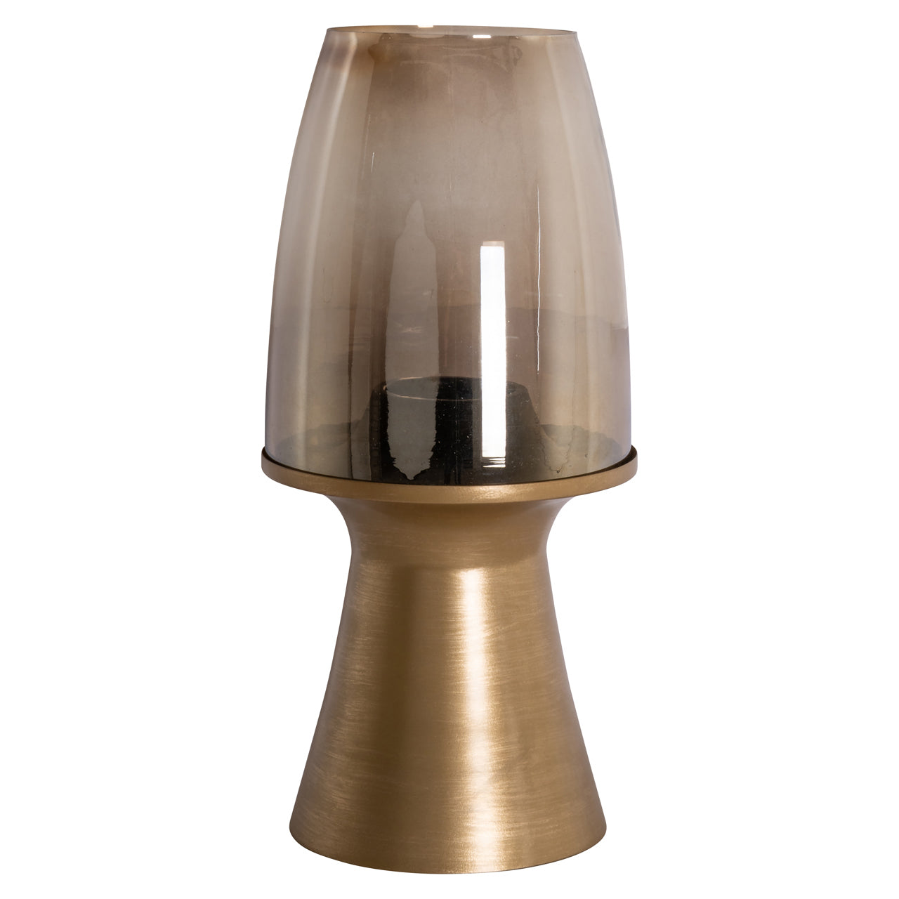 Hurricane light Danea brushed gold large