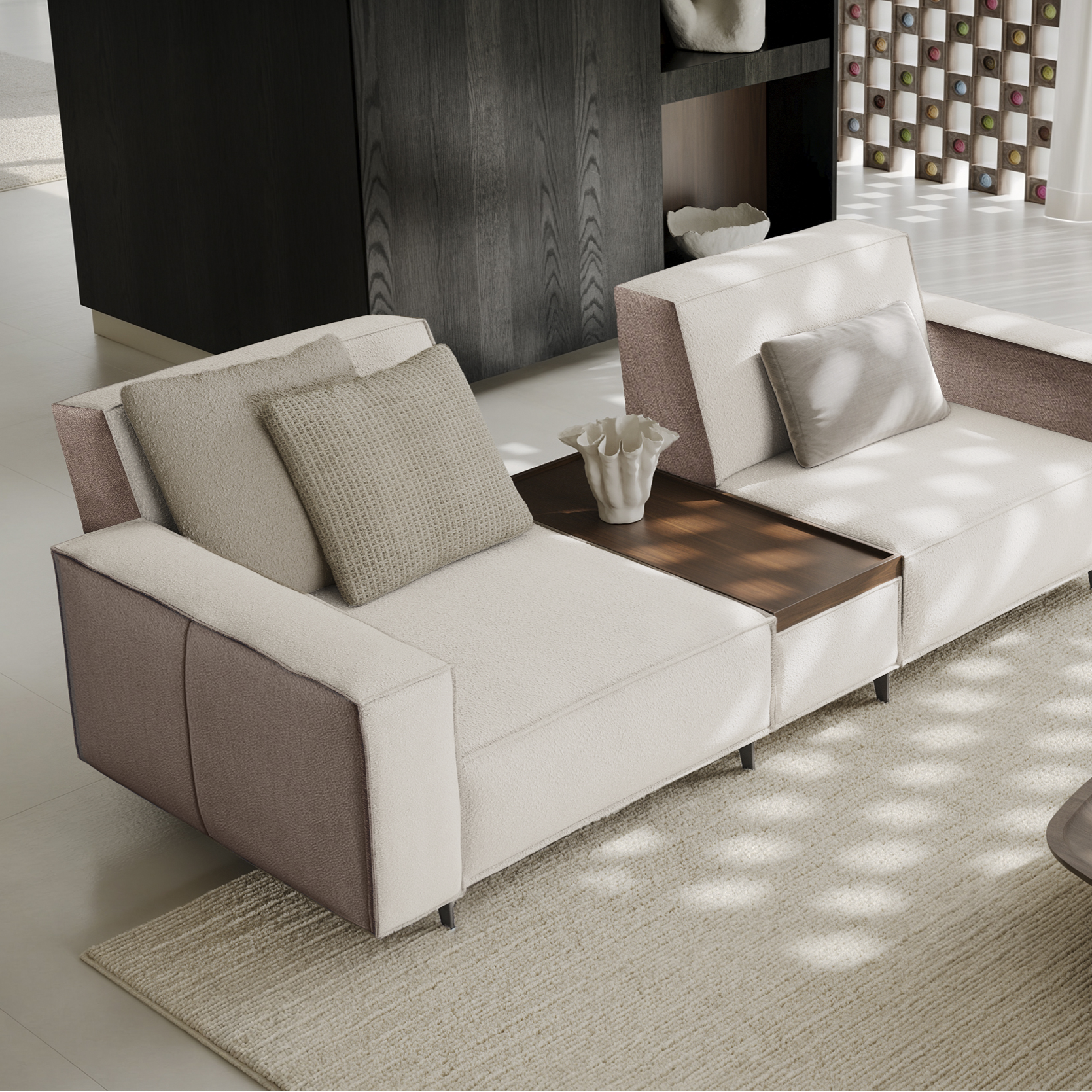 Sofa Cavalier - Light Beige 360x360cm