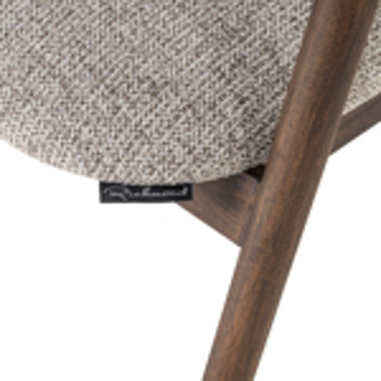 Dining chair Mihara mocca fancy fire retardant