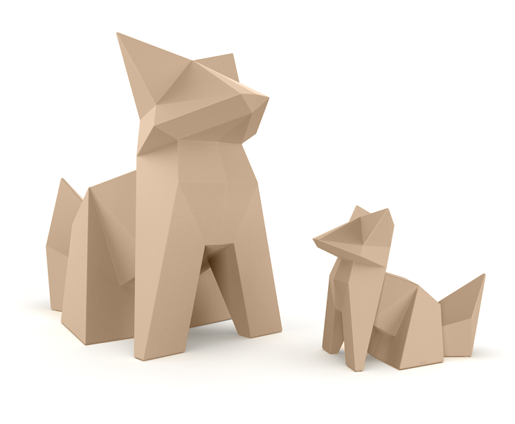 Origami Kokitsune