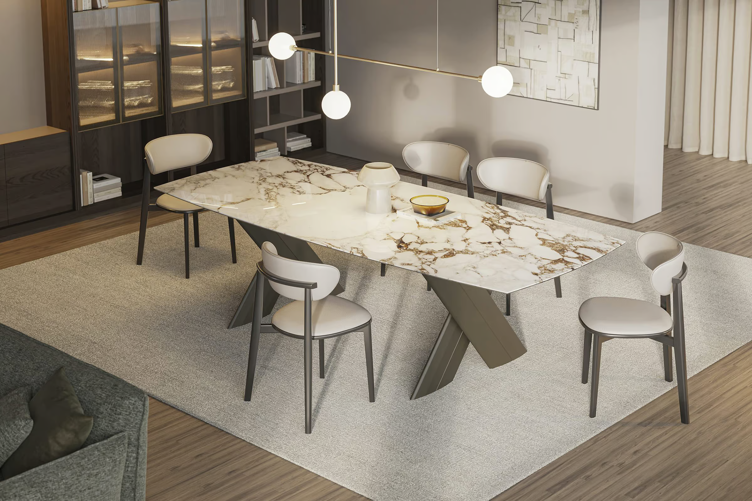 Dining Table Cross Ceramic