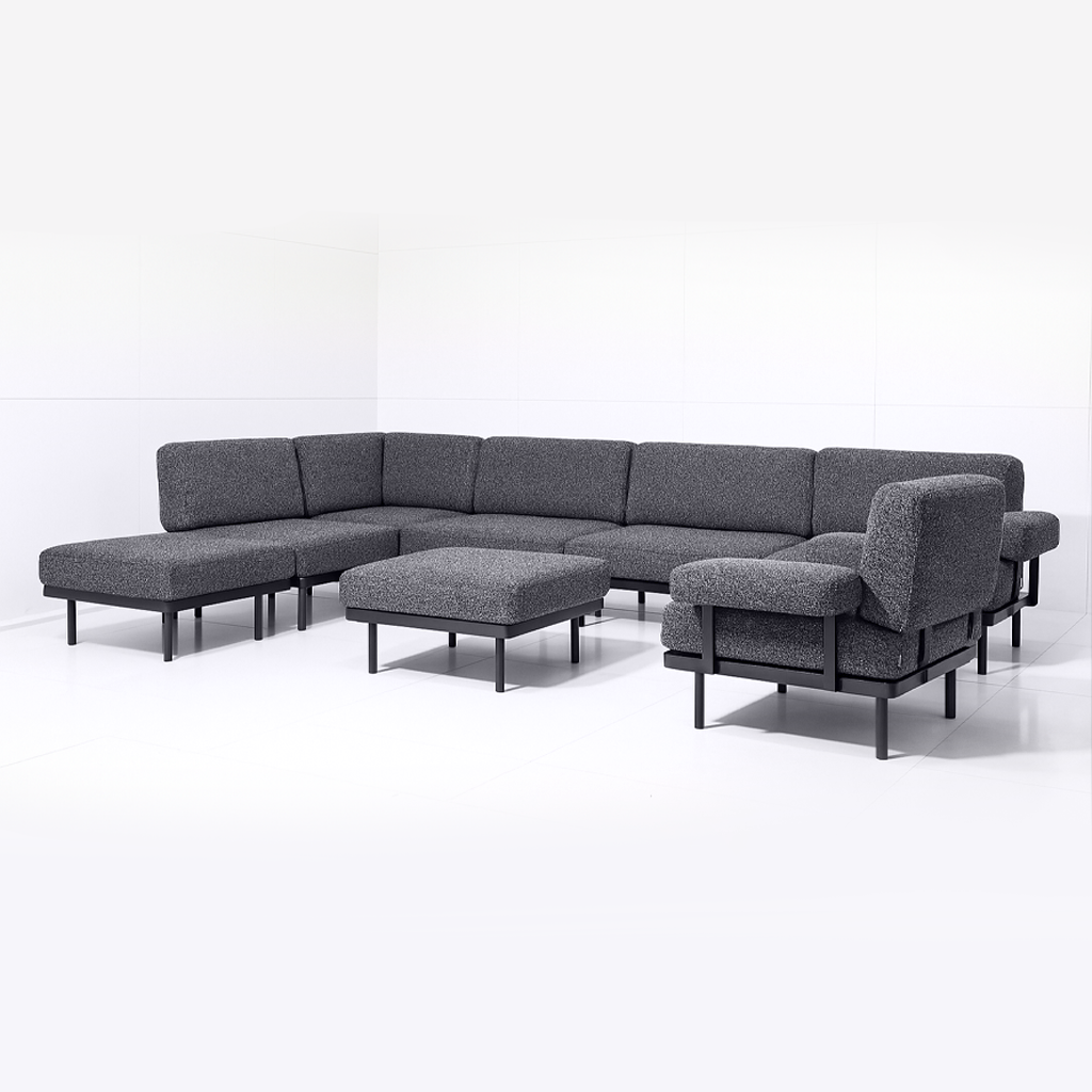 Outdoor Sofa Set Mofico - Silver