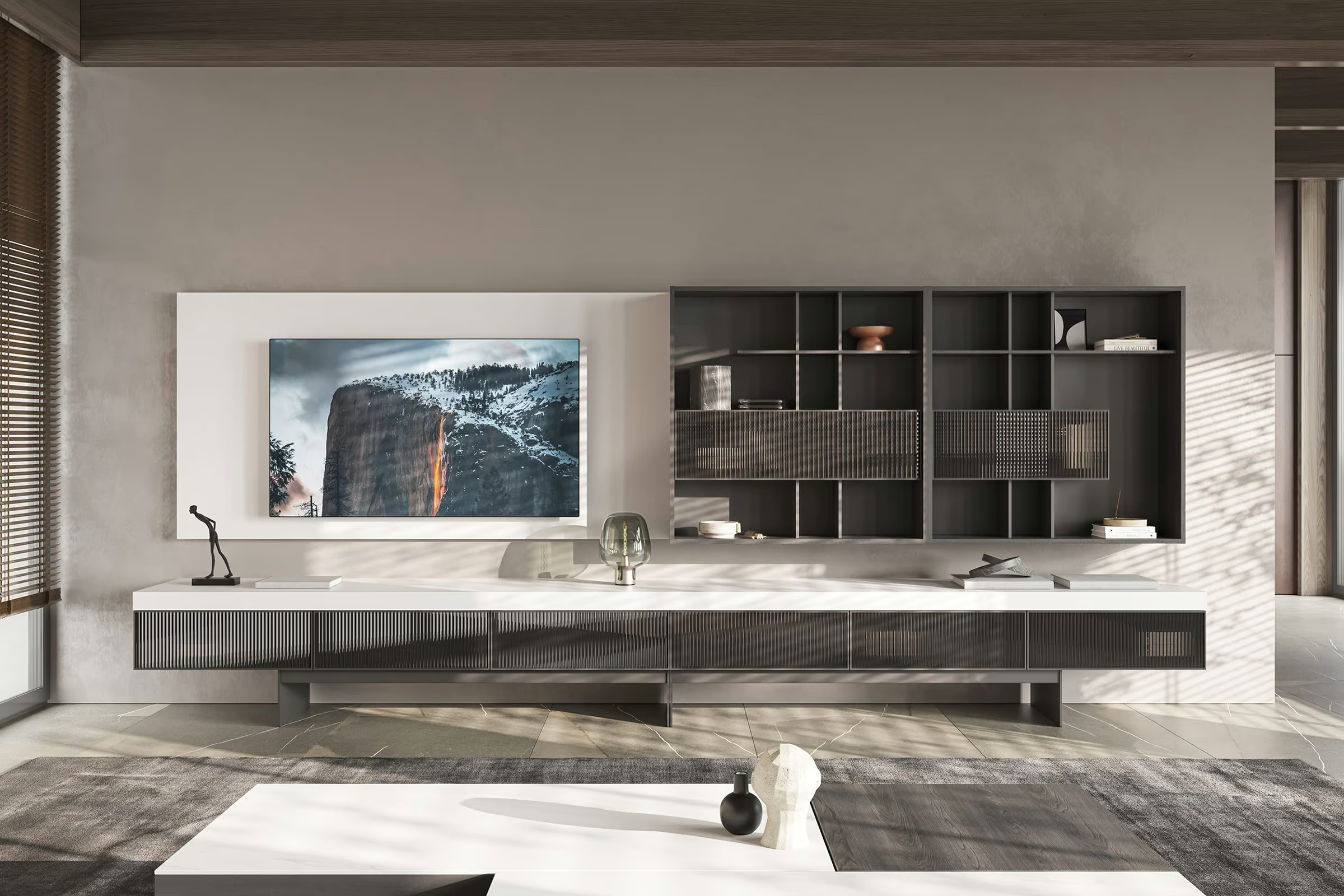 TV Unit Hiro Ecru Option 5