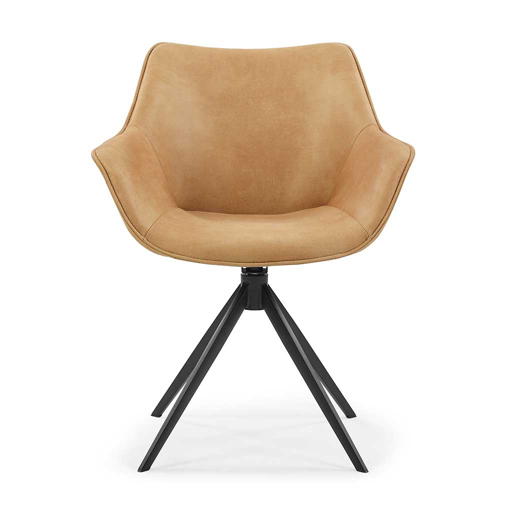 Stoel Padua Camel Leer