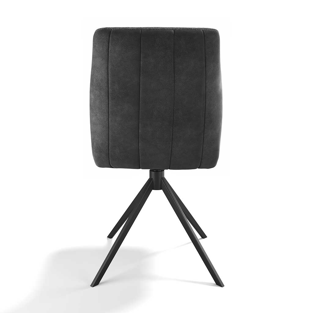 Stoel Ferrara Zwart + Grijs