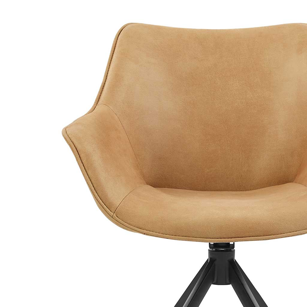 Stoel Padua Camel Leer