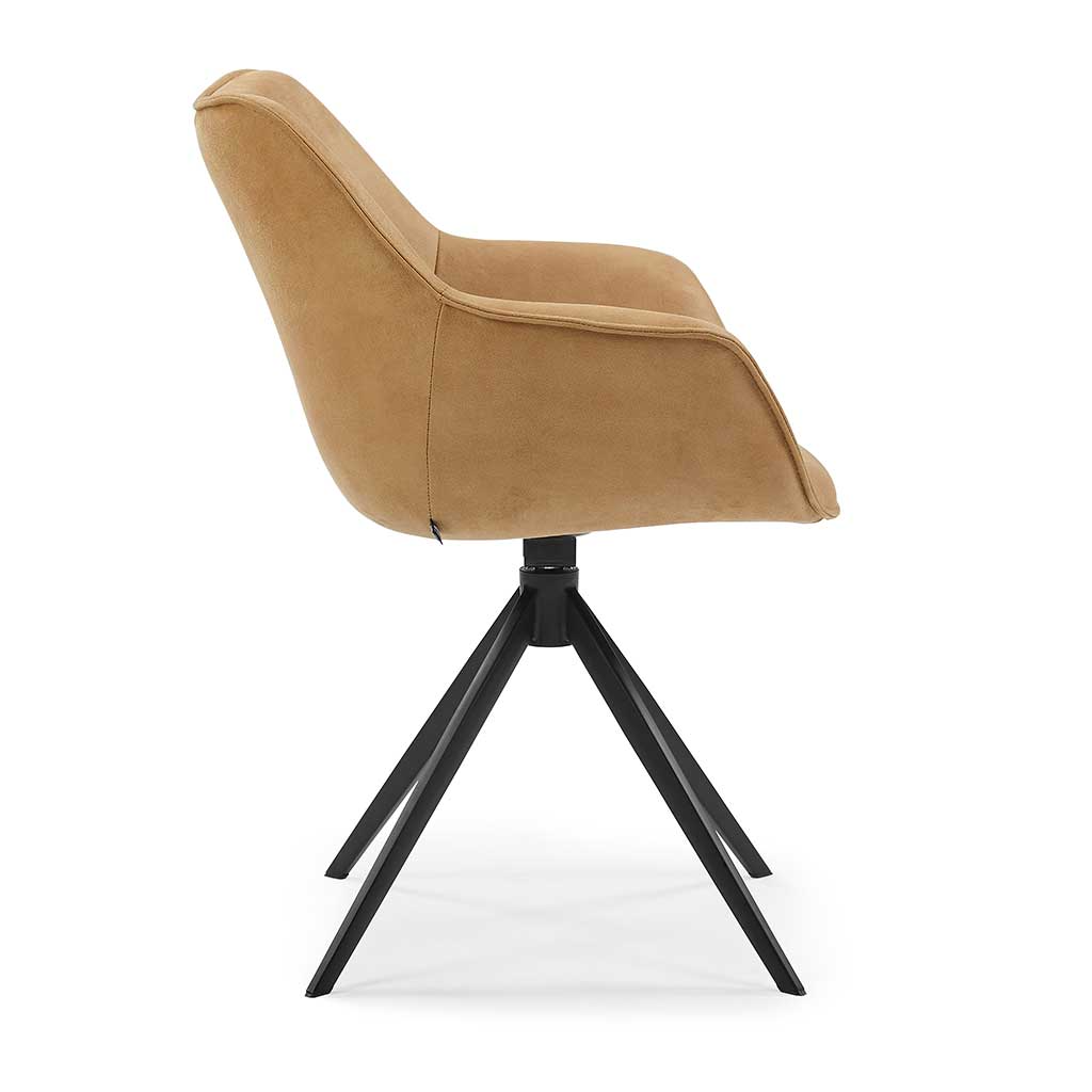 Stoel Padua Camel Leer