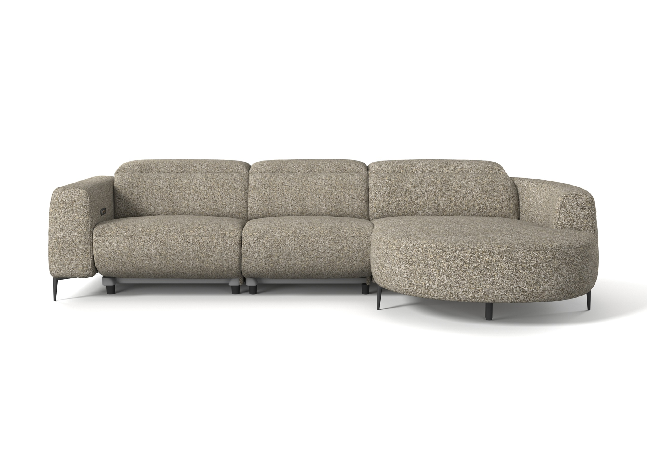 Sofa Maximus - Taupe - Lounge Right 322x176cm