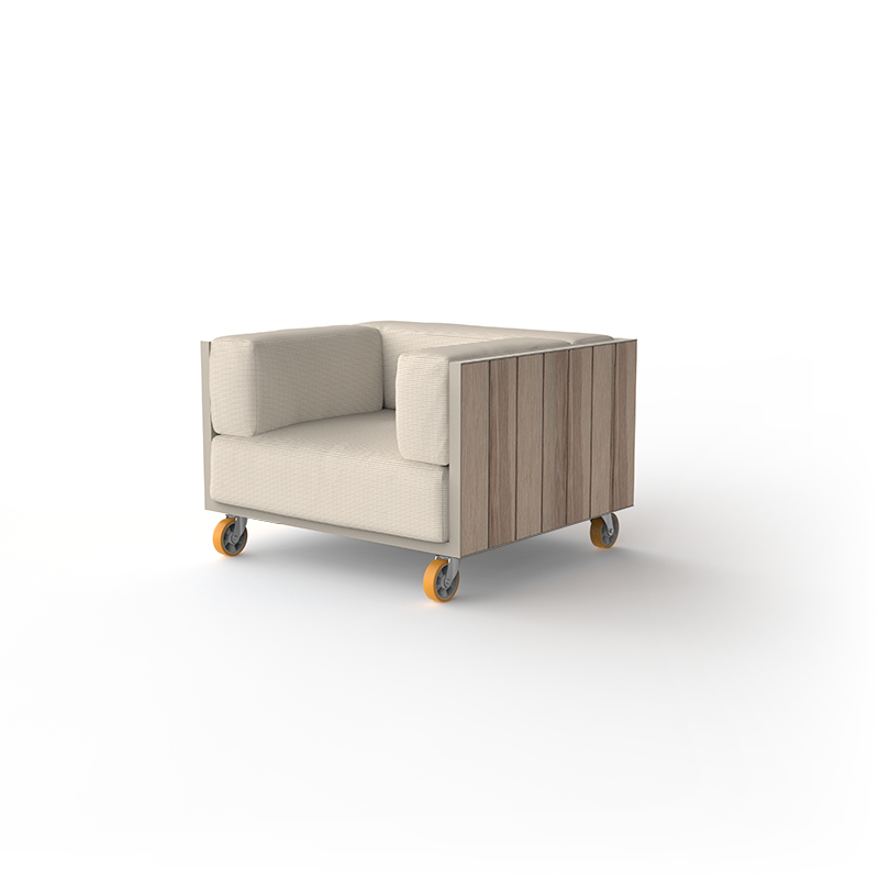 Vineyard Lounge Chair Wheel